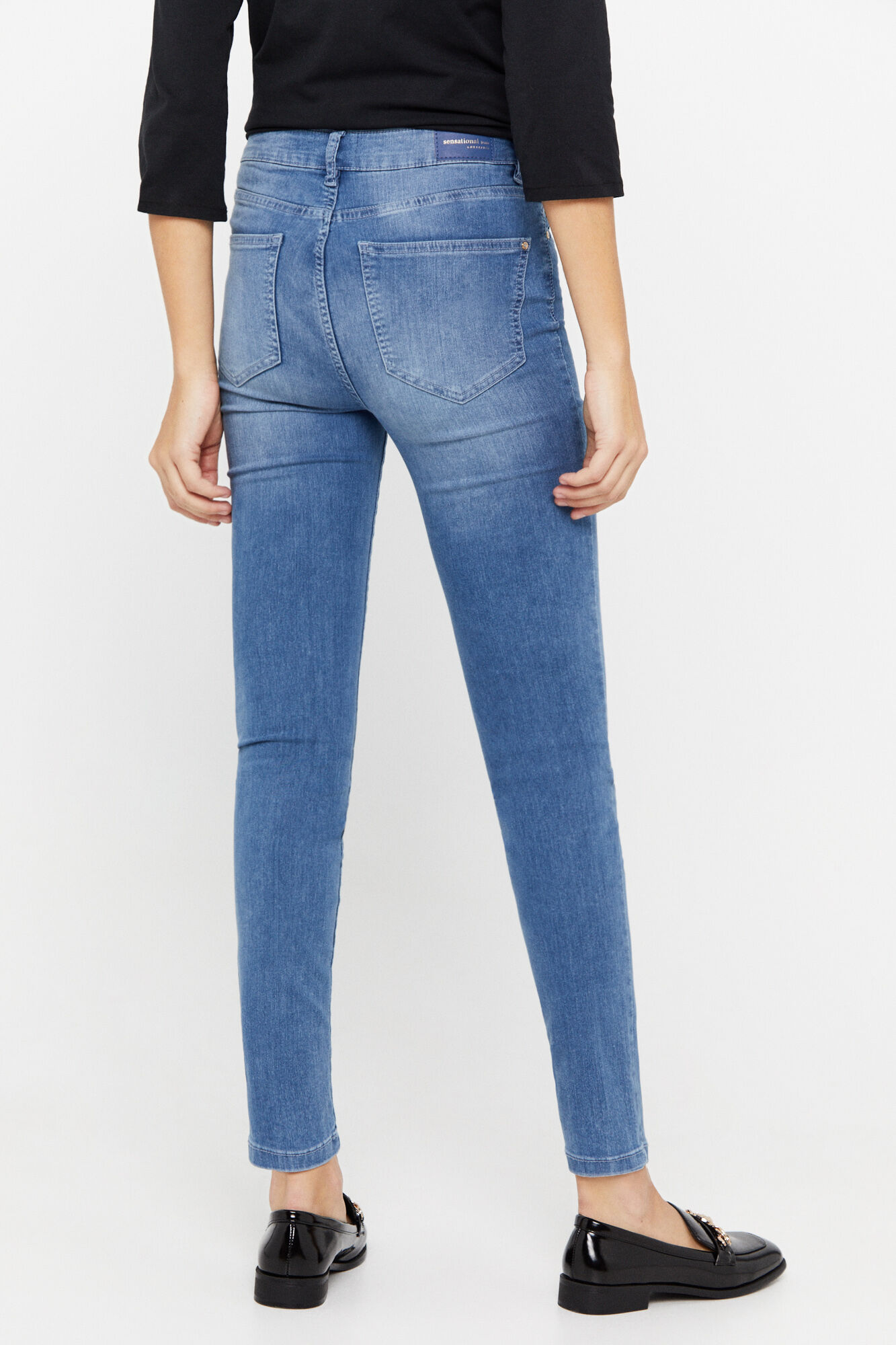 Cortefiel Pantal&oacute;n vaquero reductor sensational fit Azul