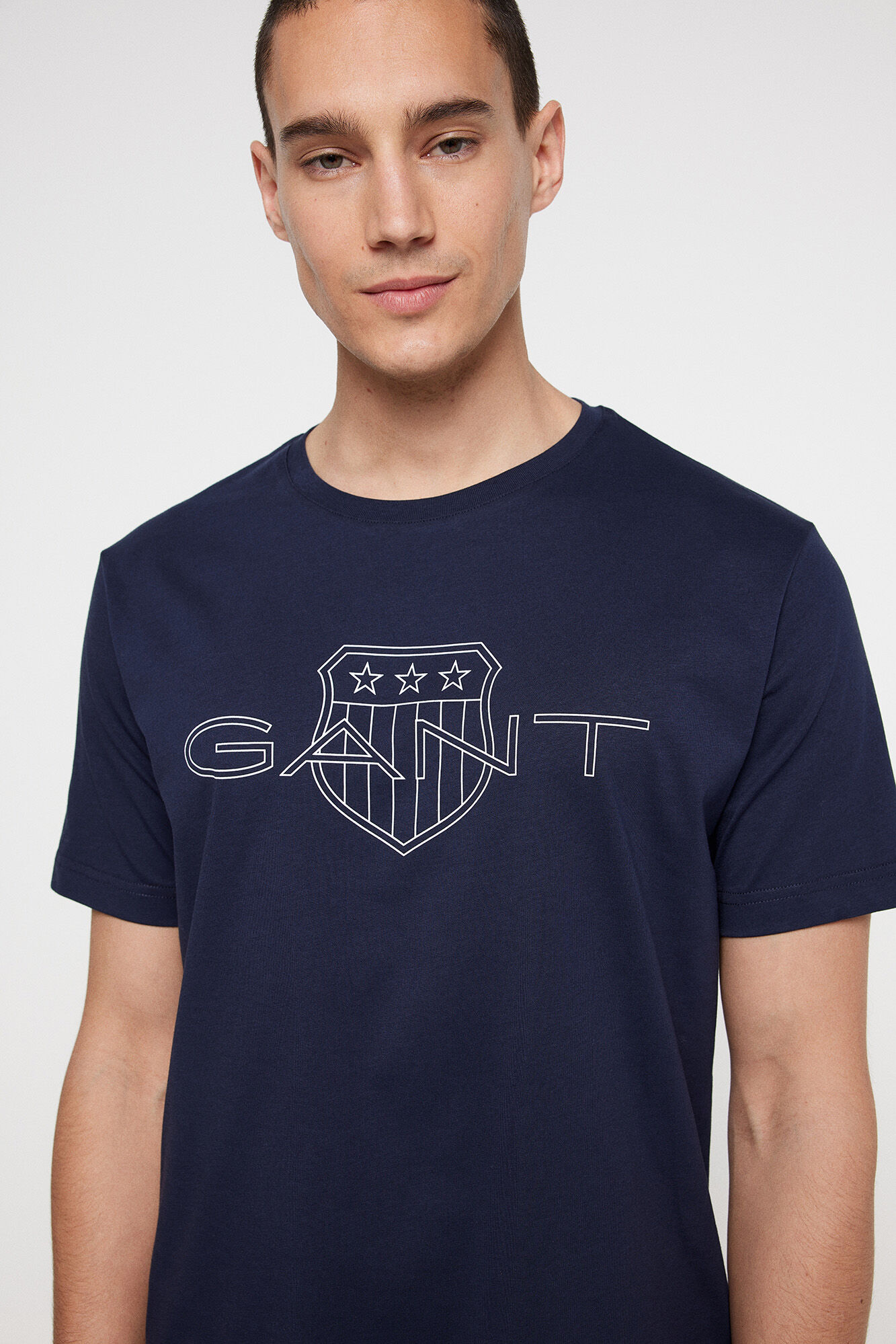 Gant Short-sleeved T-shirt Navy
