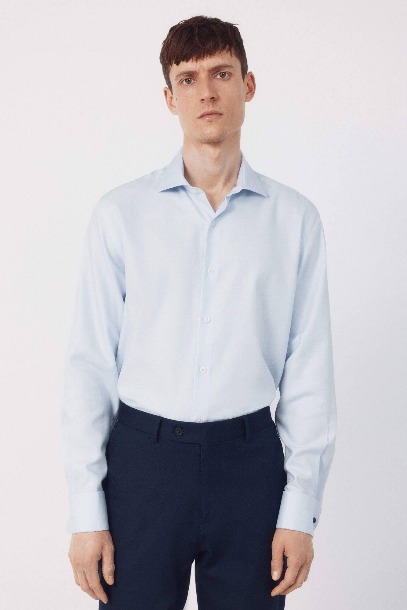 Cortefiel Plain easy-iron dress shirt
