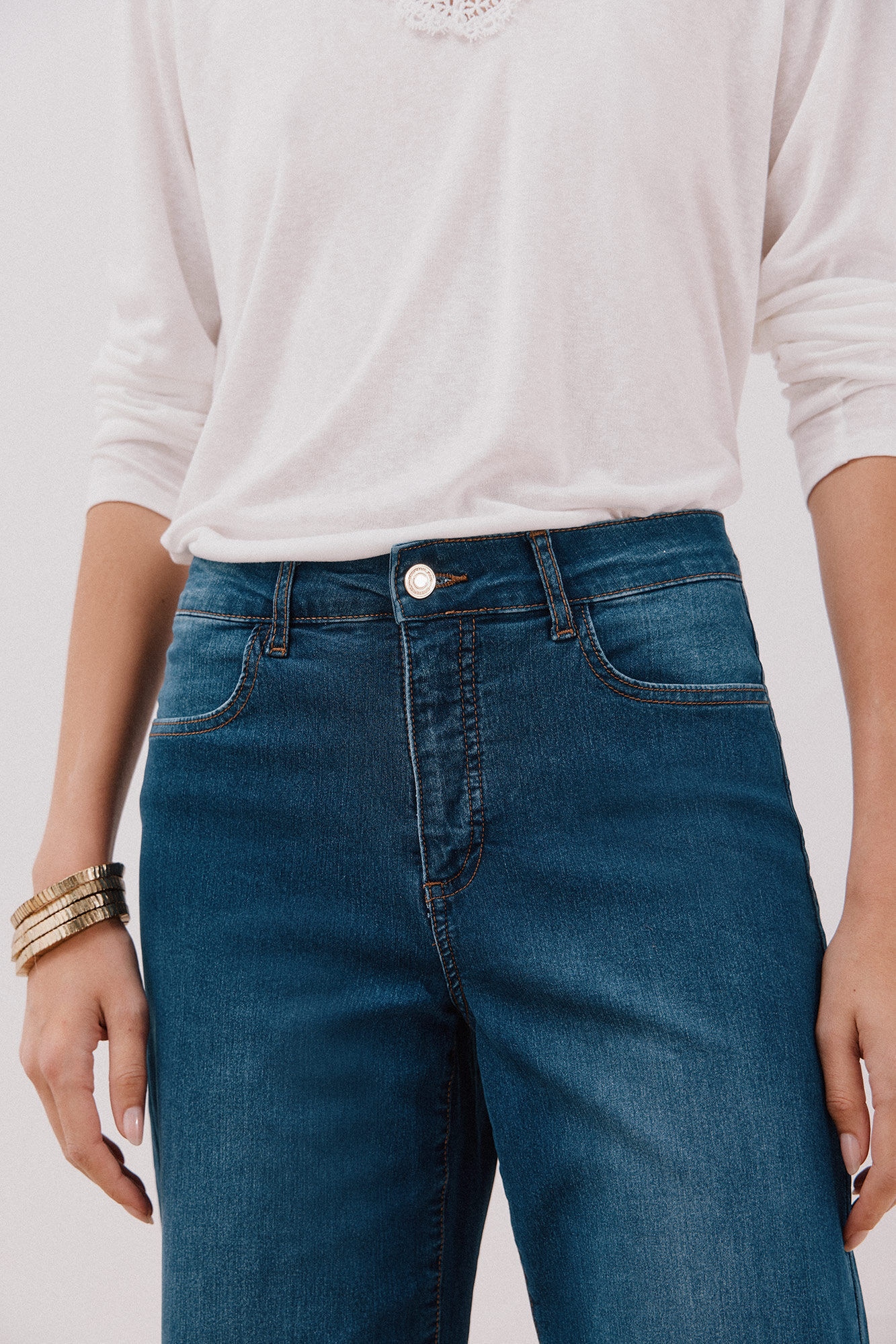 Cortefiel Sensational marine jeans Blue