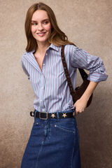 Slowlove Camisa de riscas Multicolorido