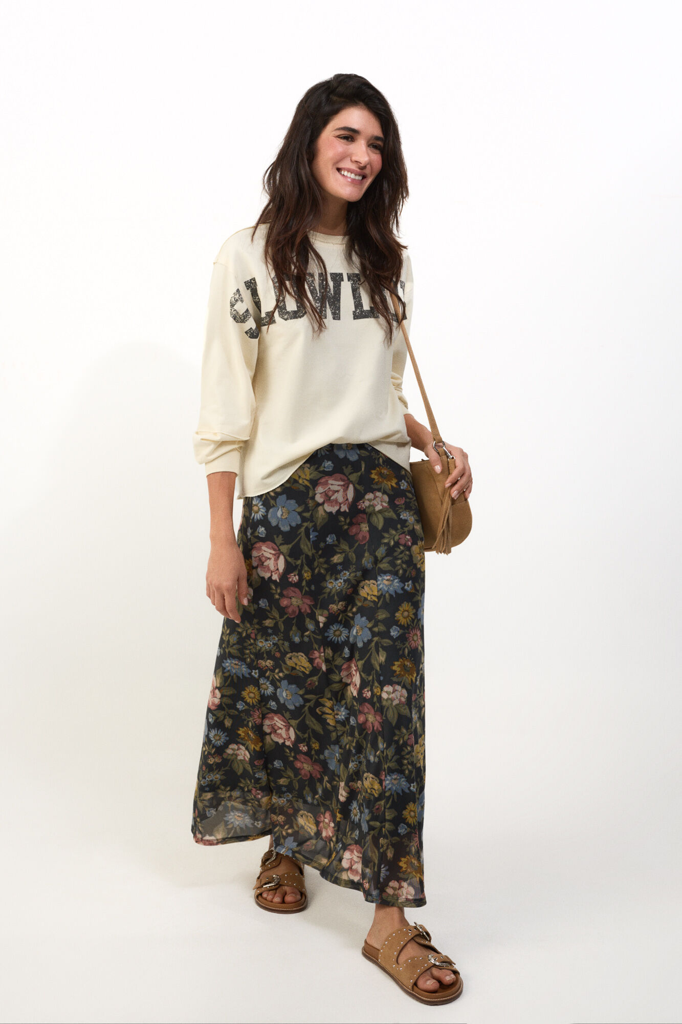 Slowlove Falda de tul el&aacute;stico