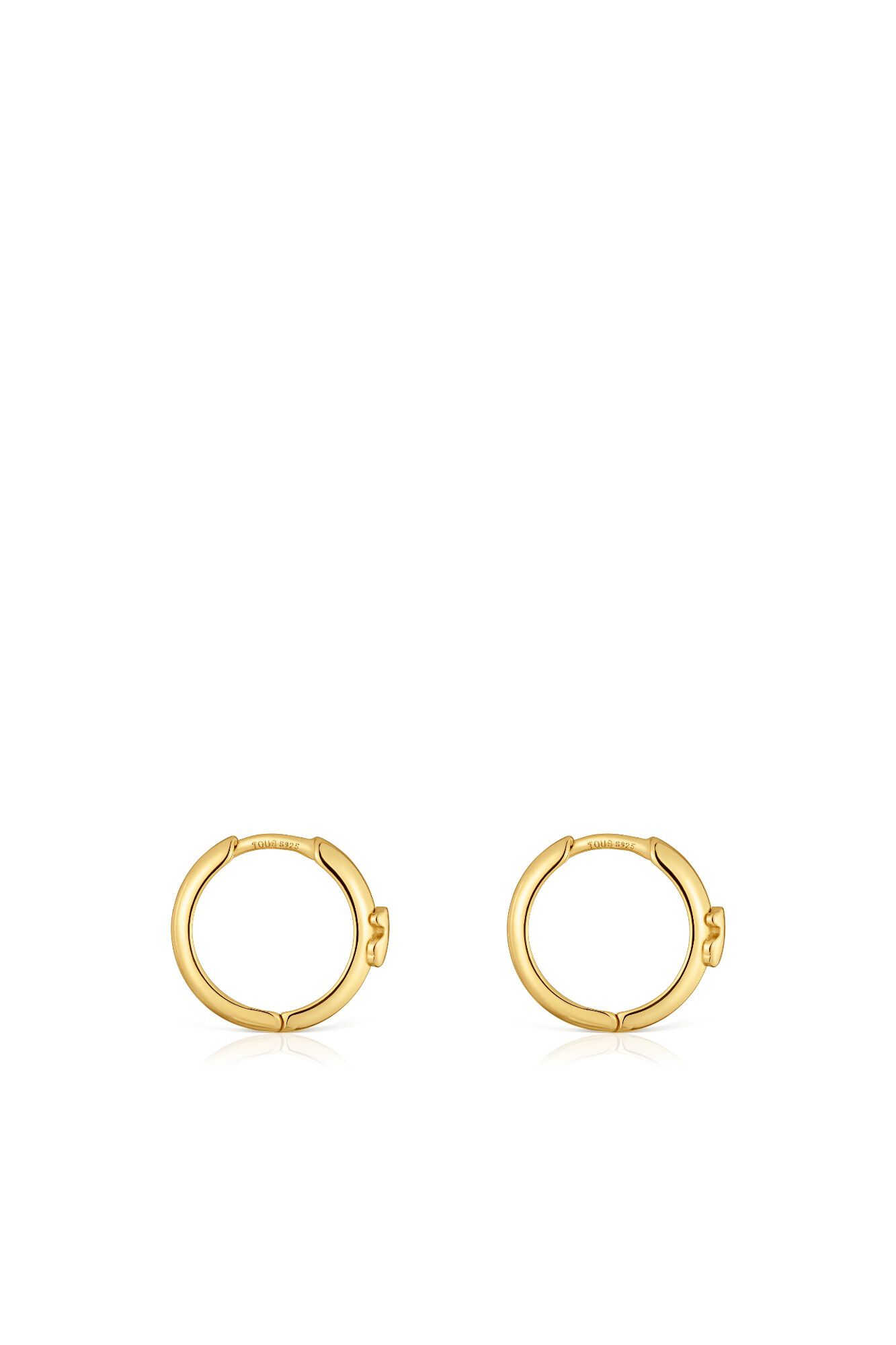 Tous TOUS Basics bear hoop earrings Gold