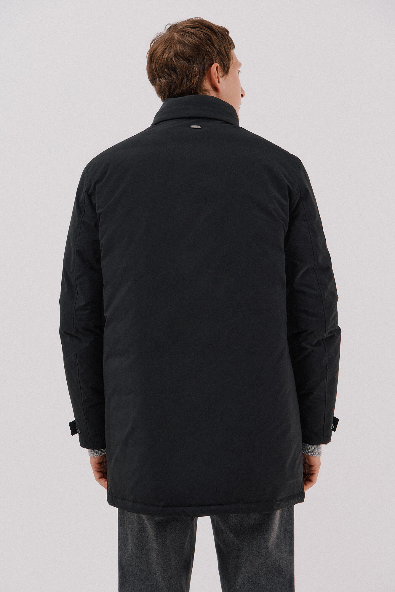 Cortefiel Technical parka with removable lining Black