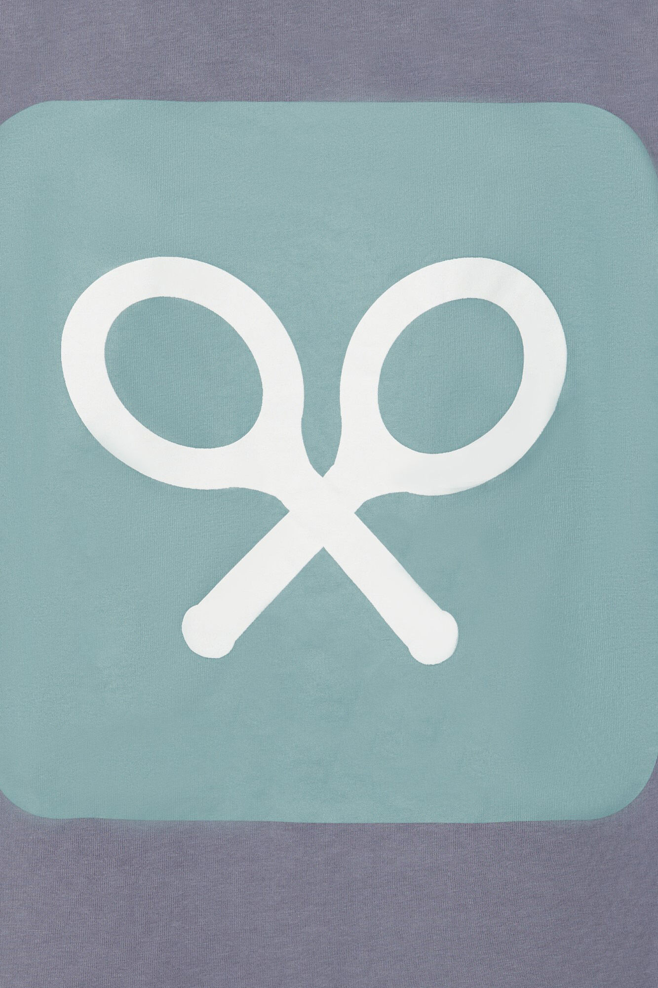 Silbon Camiseta cuadro raqueta Azul