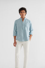 Silbon Camisa sport oxford verde medio Verde