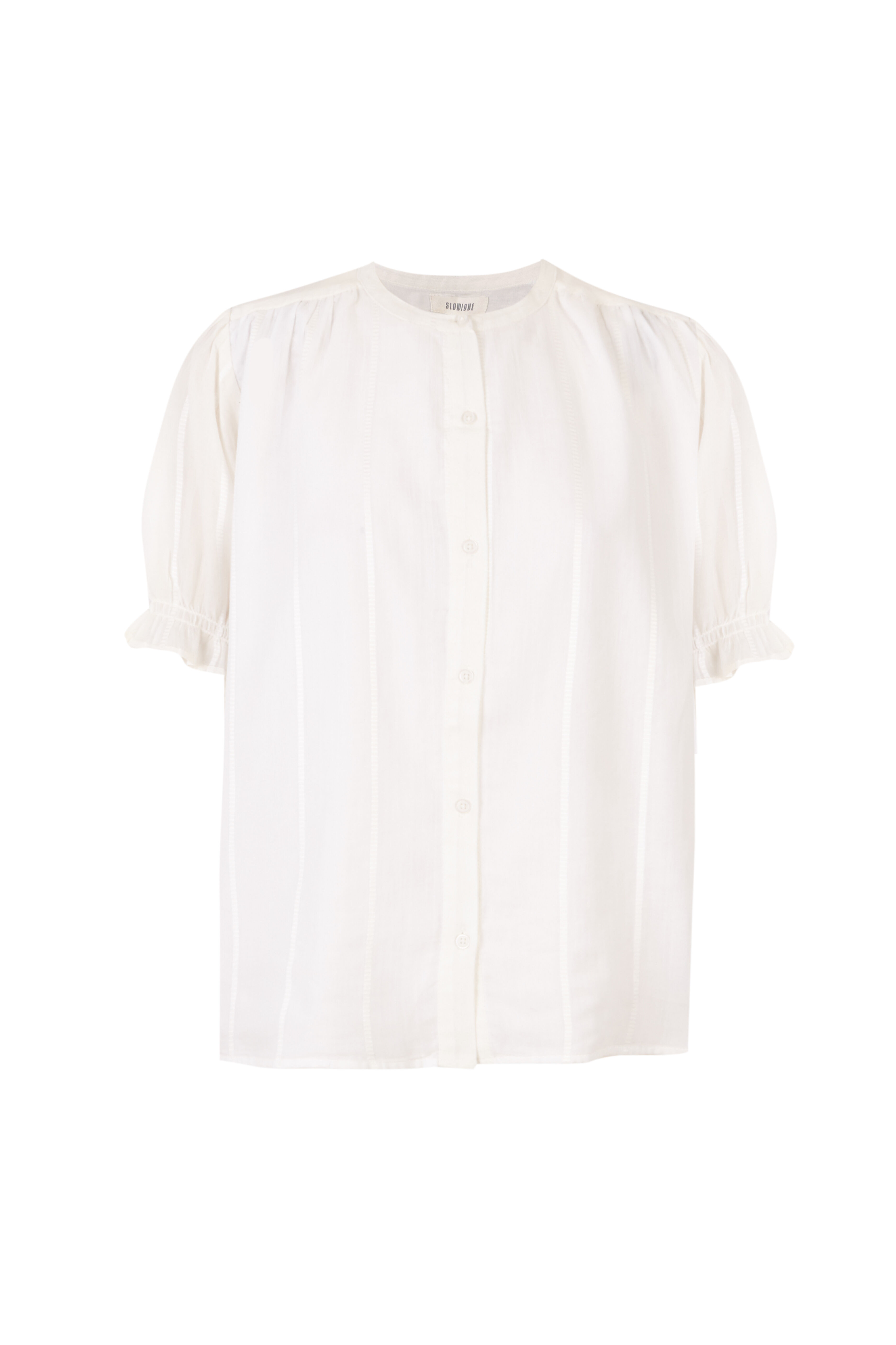 Slowlove Blusa dobby fluido Marfil