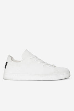 Cortefiel Sandford knitted sneakers White