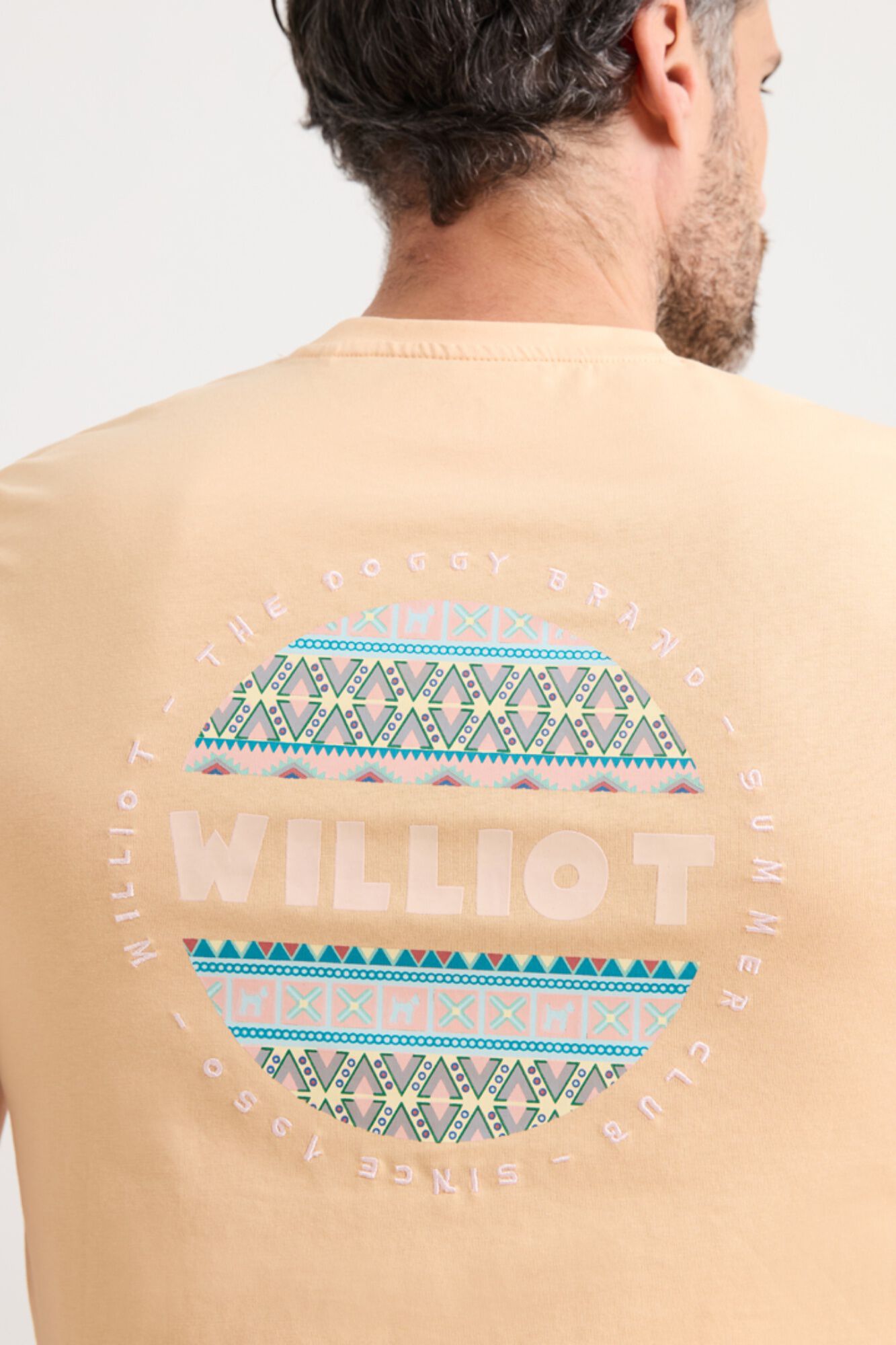 Williot T-shirt C&iacute;rculo &Eacute;tnico Laranja