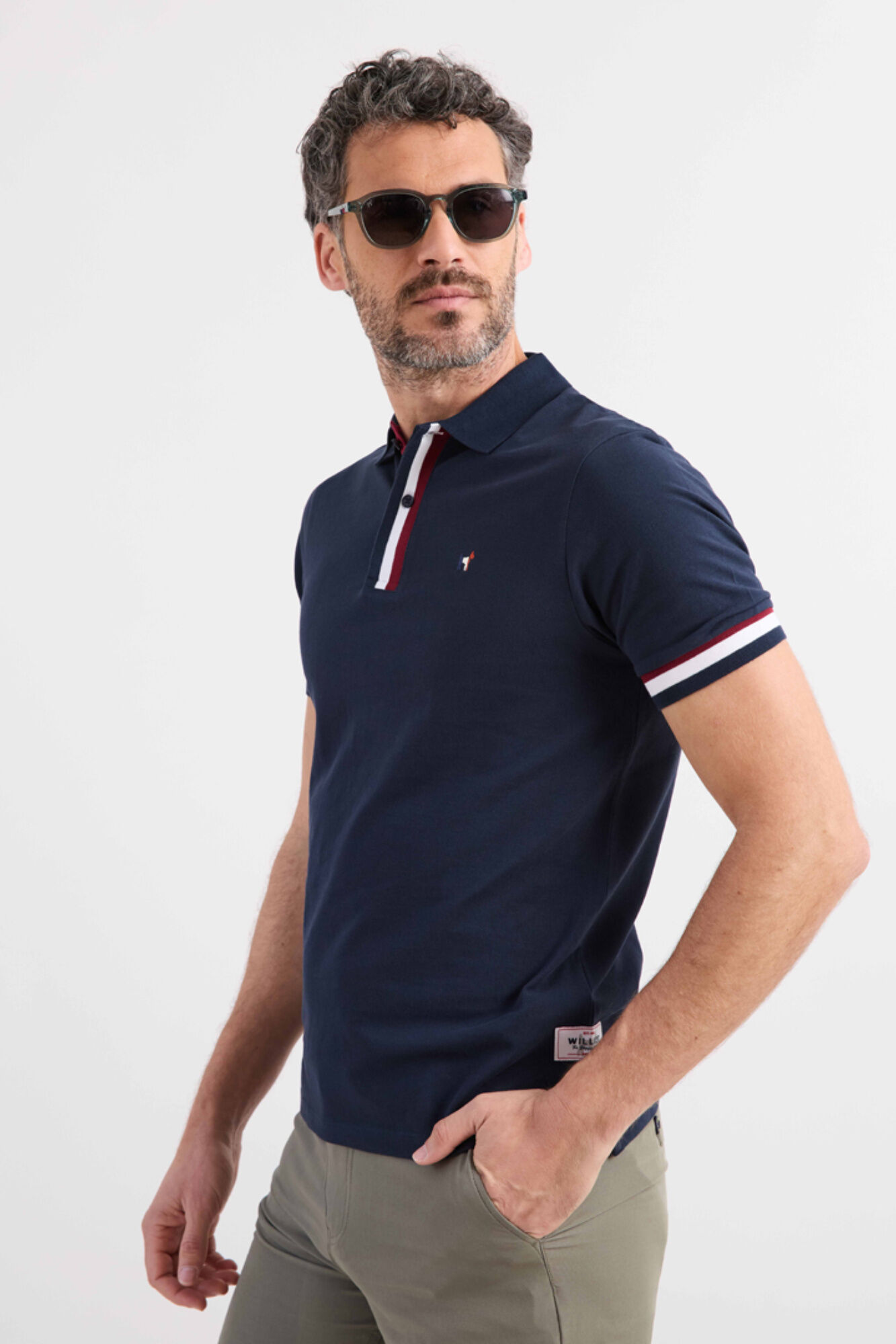 Williot Polo Flag Azul
