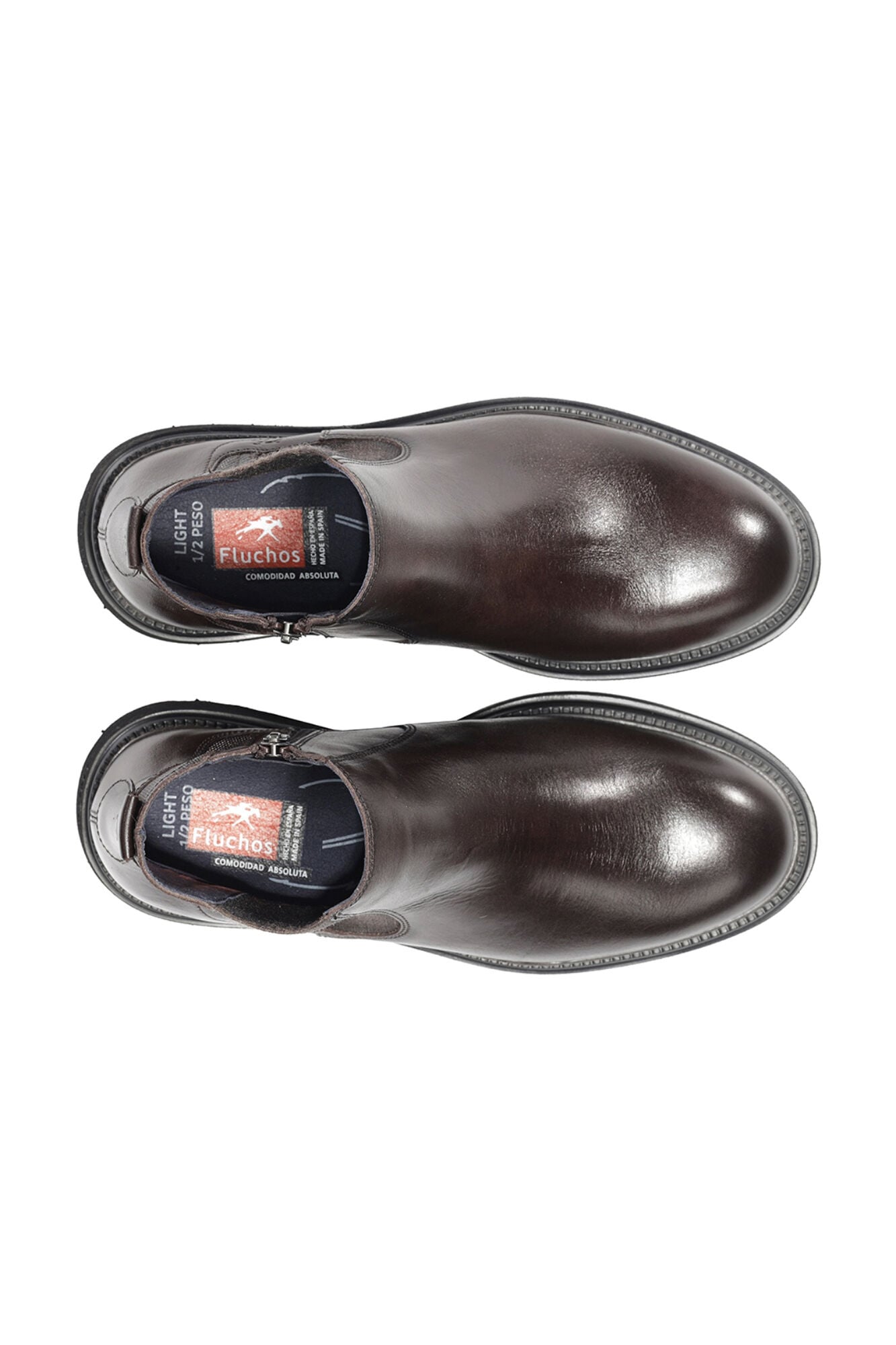 Fluchos Botim Lincon para homem Castanho