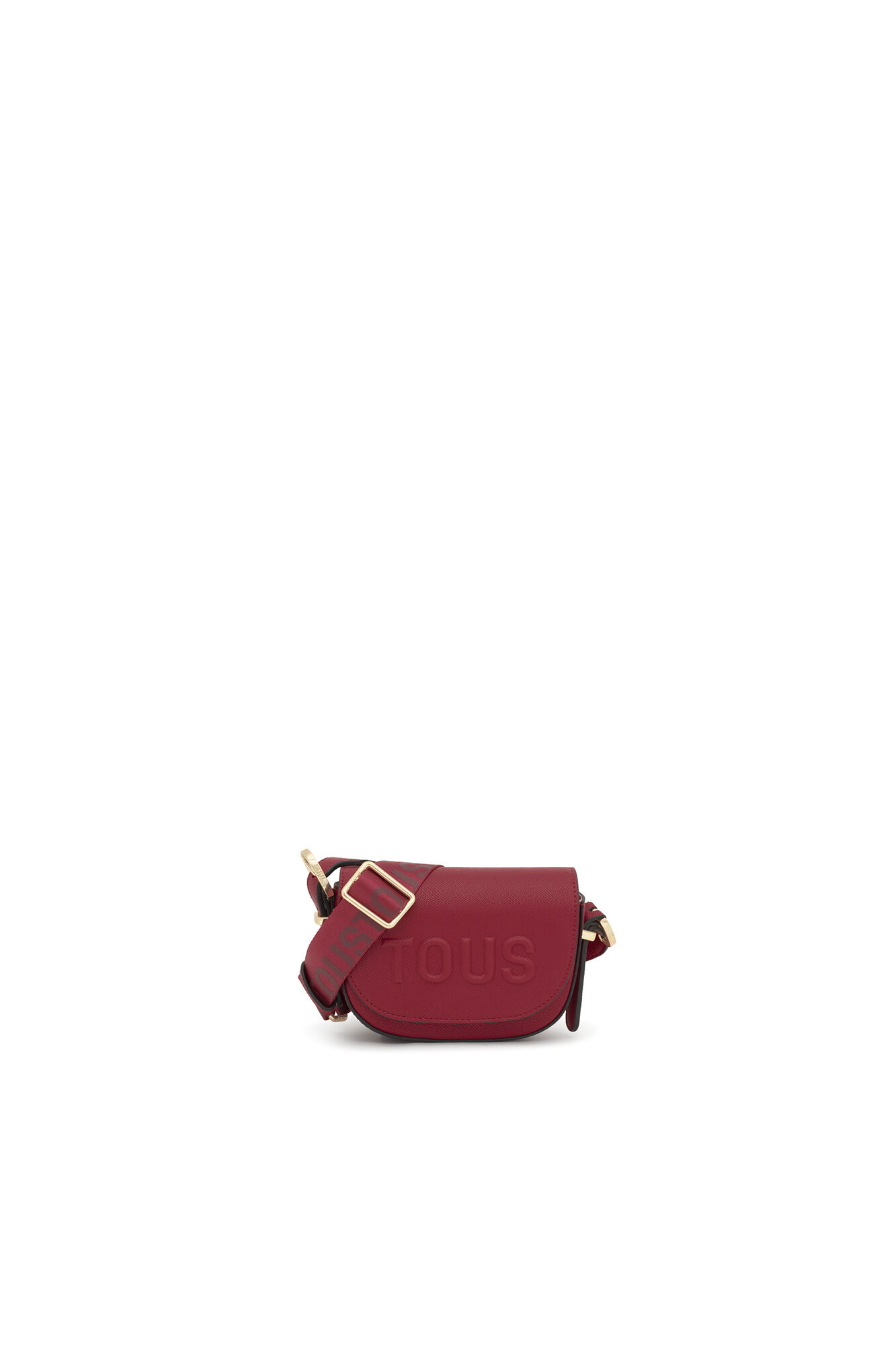 Tous TOUS Brenda garnet crescent mini crossbody bag Maroon