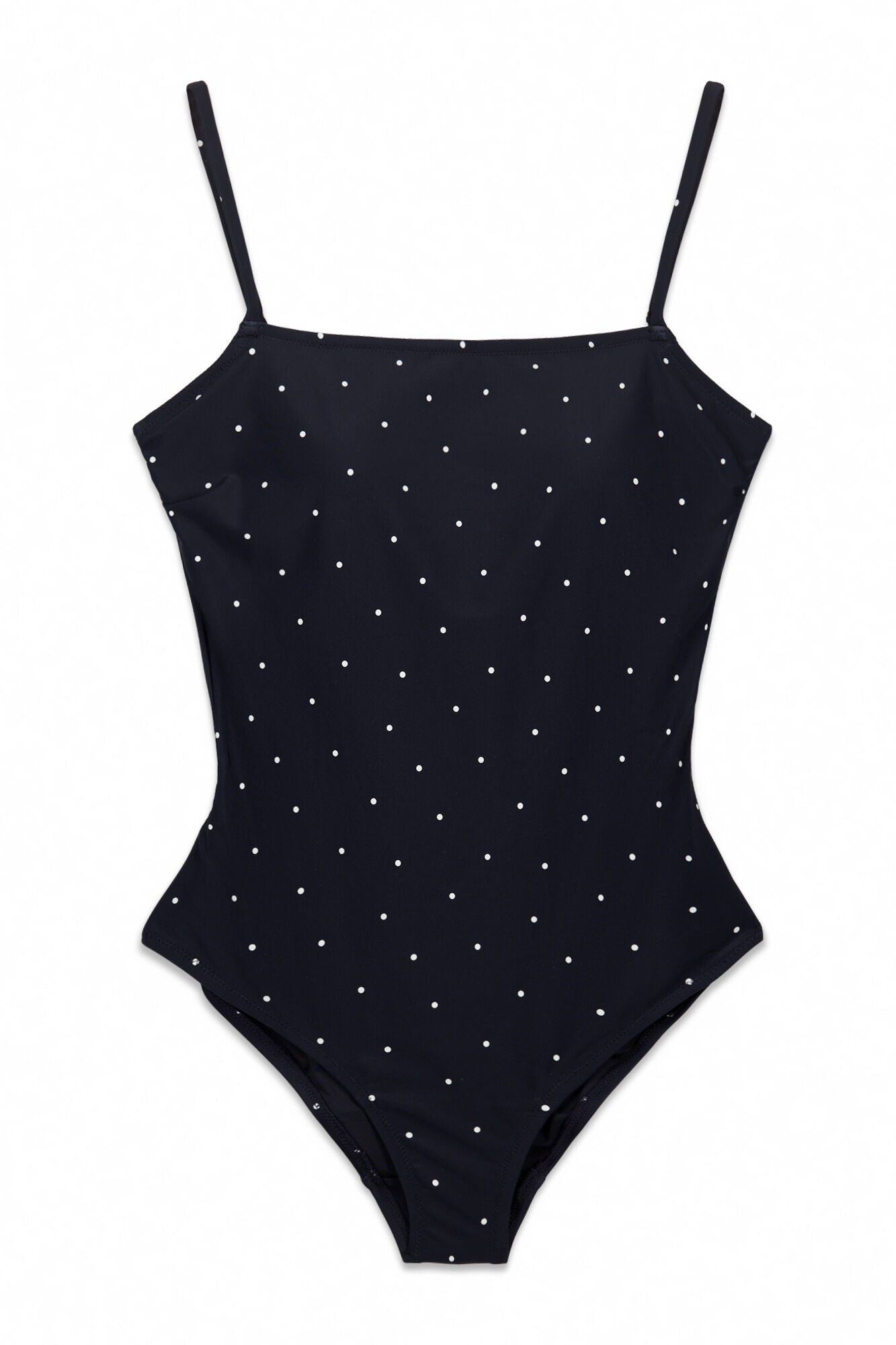 Cortefiel Square neck sculpting swimsuit