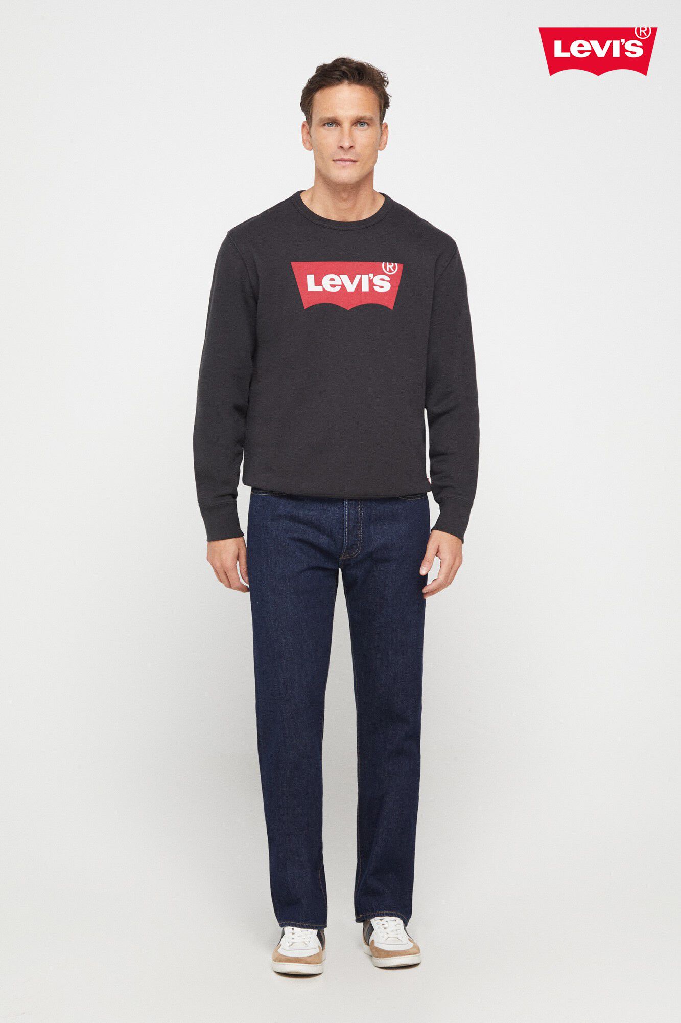 Sudaderas Hombre | Sudadera Levis® Azul | Cortefiel \u003e Skywatchers Inn