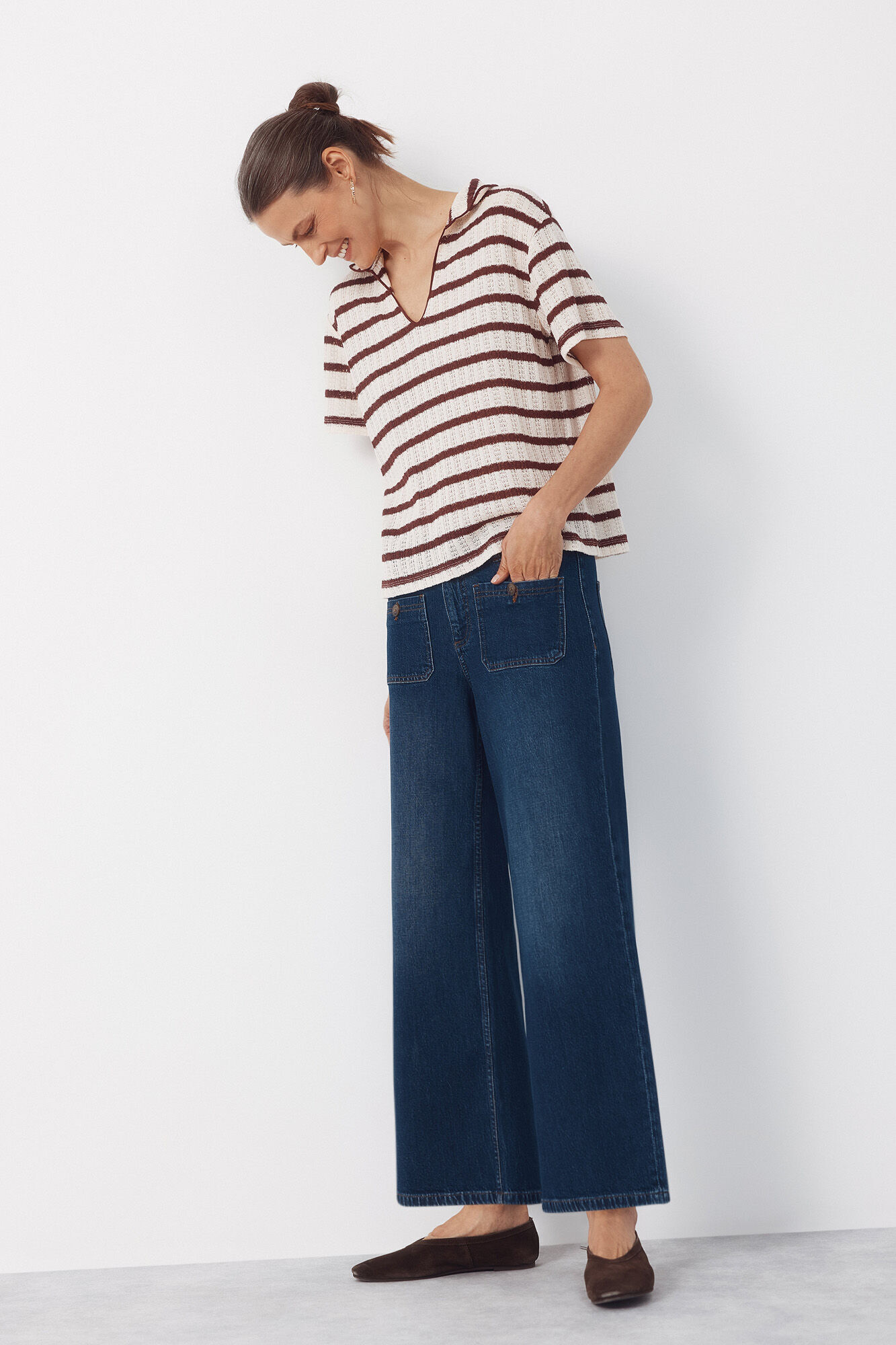 Cortefiel Navy pocket jeans