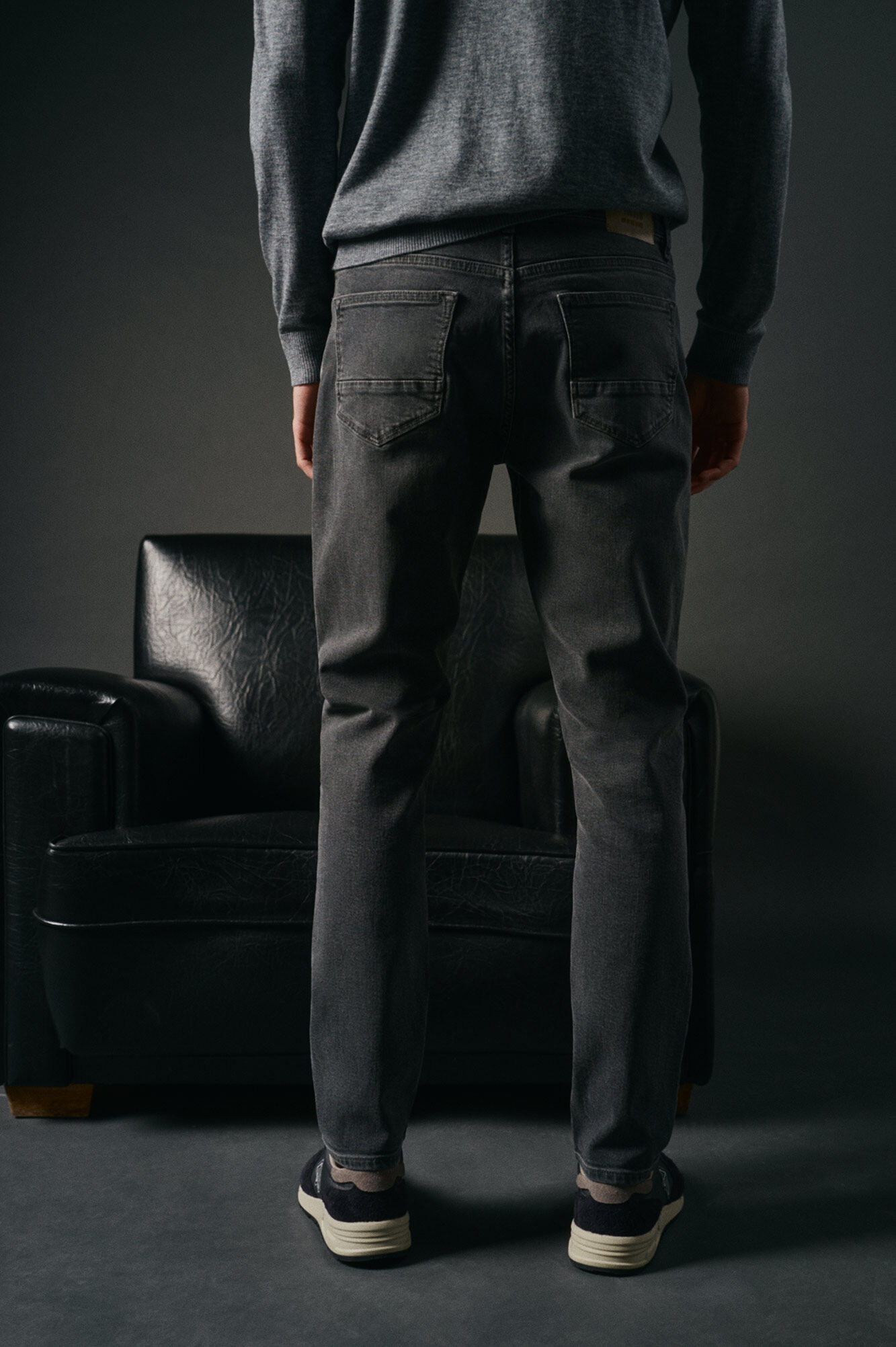 OOTO Pantal&oacute;n vaquero slim fit Gris