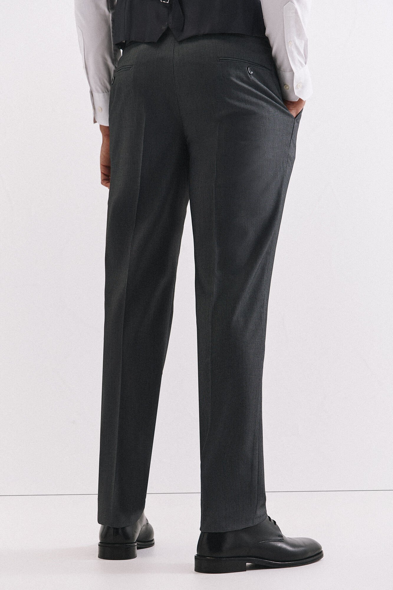 Cortefiel Structured trousers series xxi Dark grey