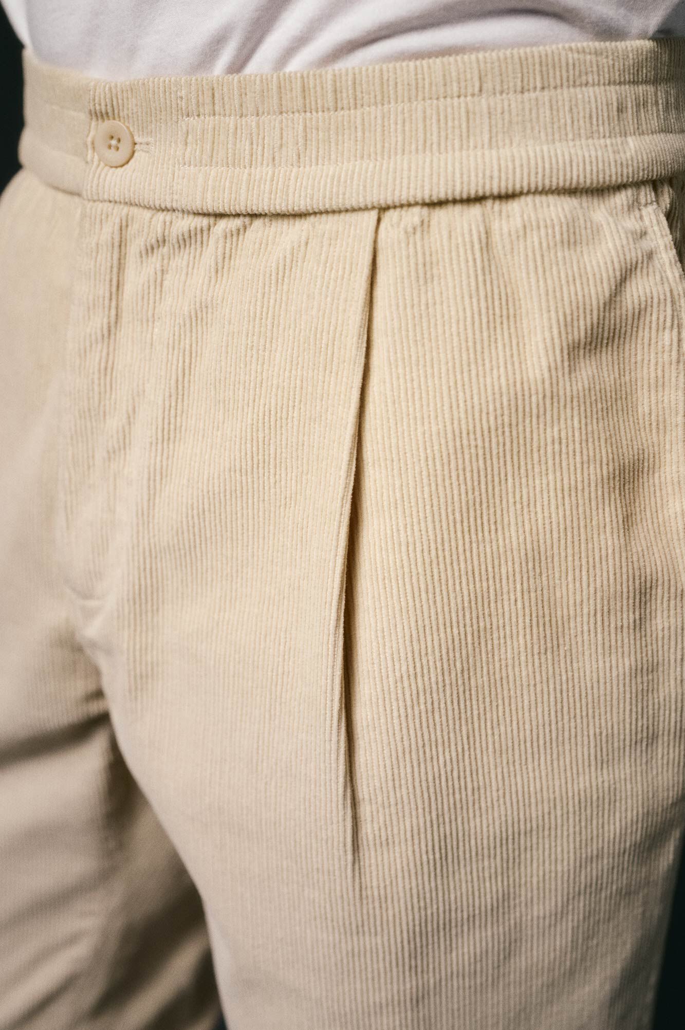 OOTO Cal&ccedil;as de veludo veludo com el&aacute;stico Tostado