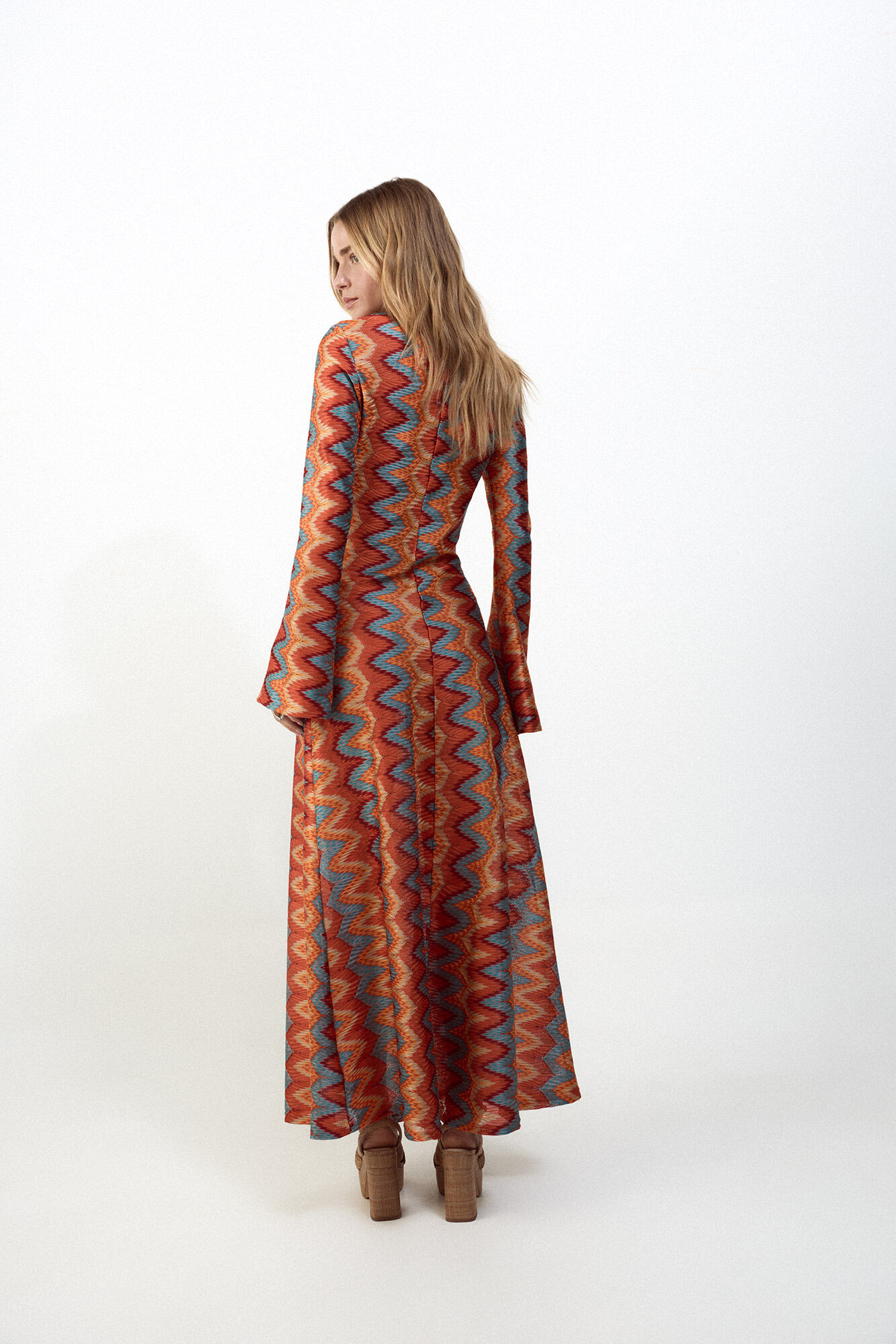 Slowlove Vestido estructura multicolor Multicolour