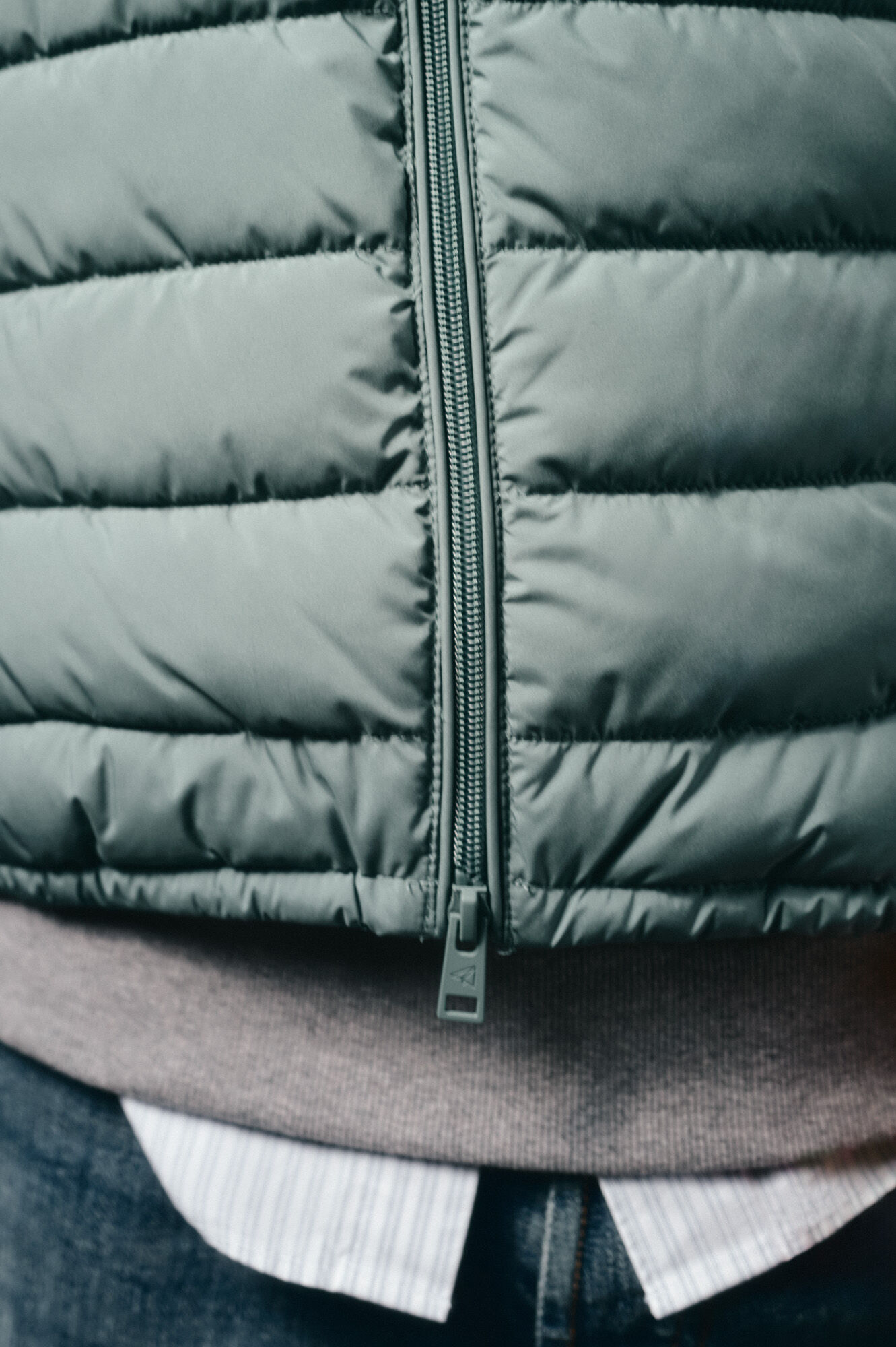 OOTO Colete acolchoado ultraleve Azul