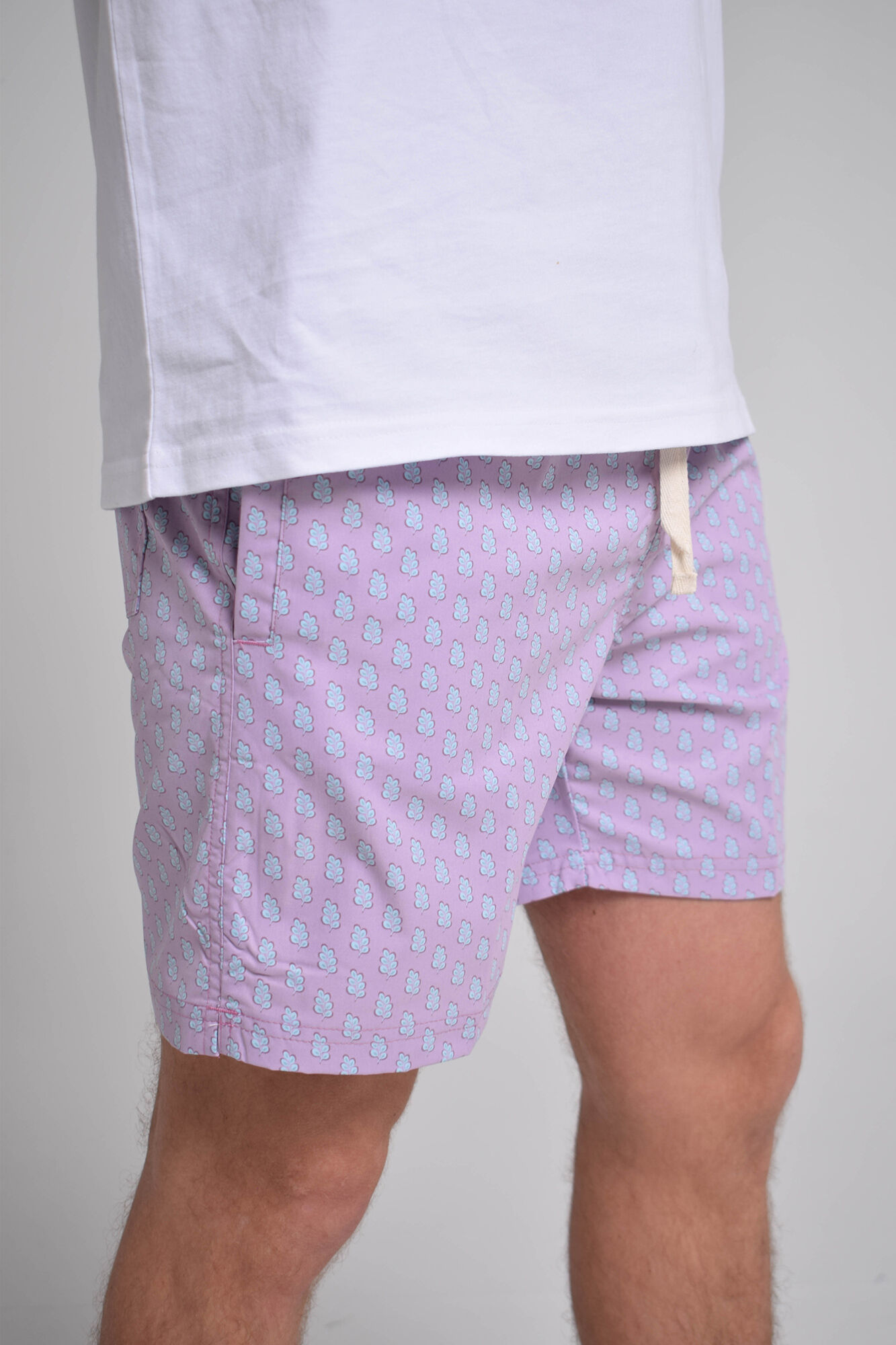 Cloking Traje de Ba&ntilde;o Burdeos Flores Verdes