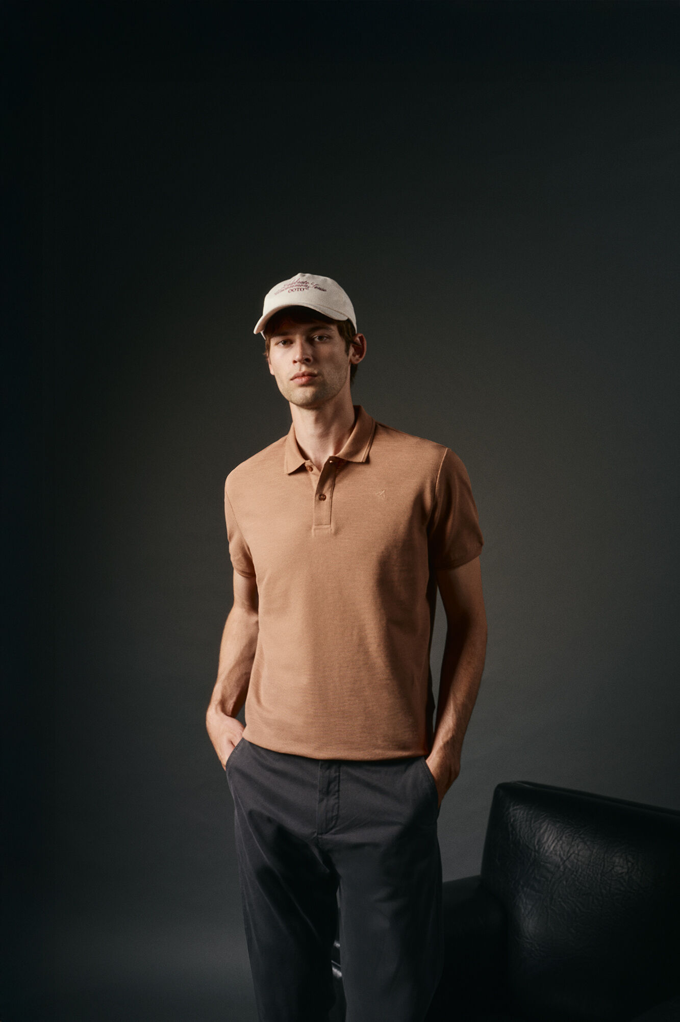 OOTO Polo piqu&eacute; slub