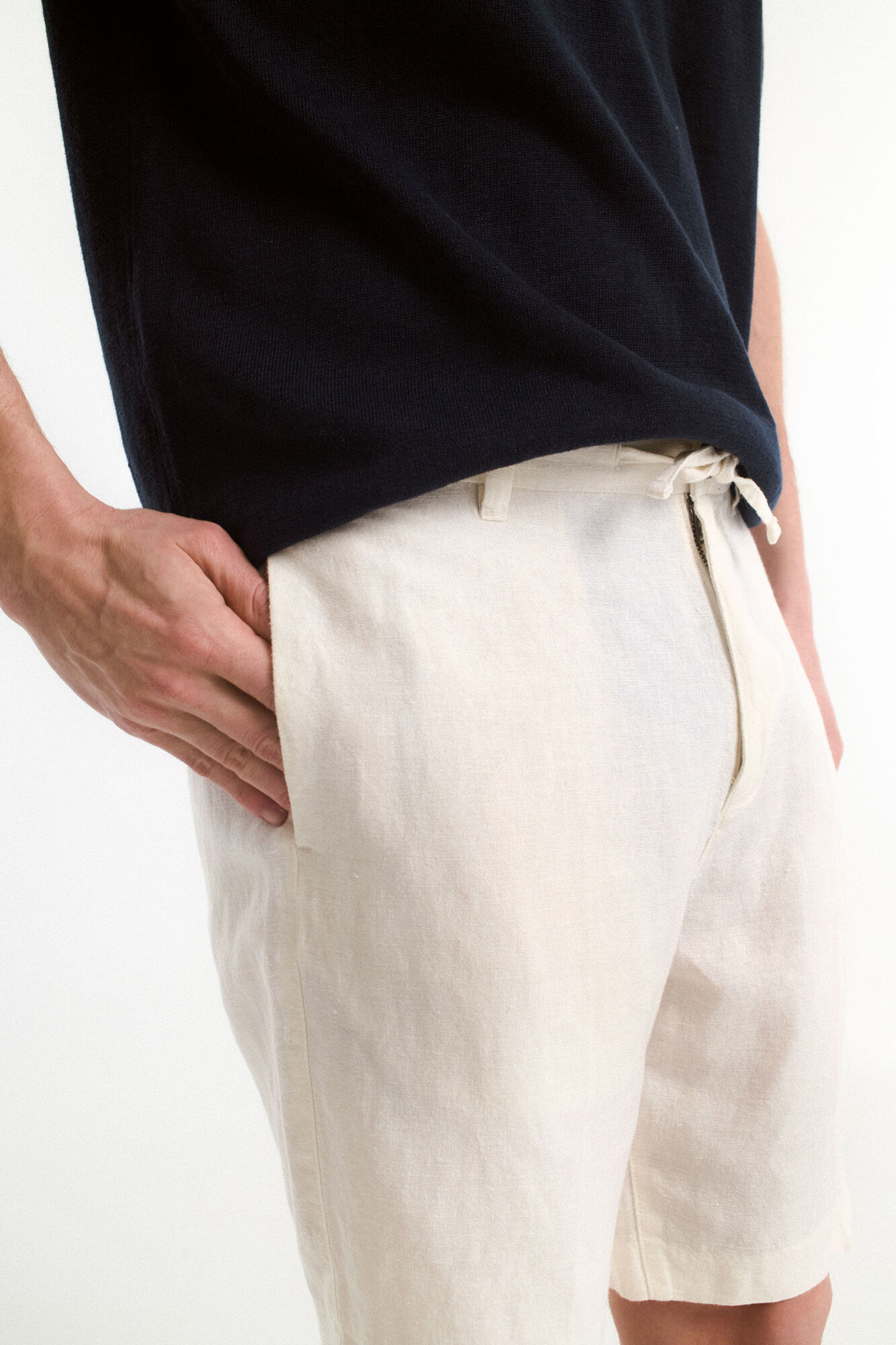 Selected Pantal&oacute;n chino corto