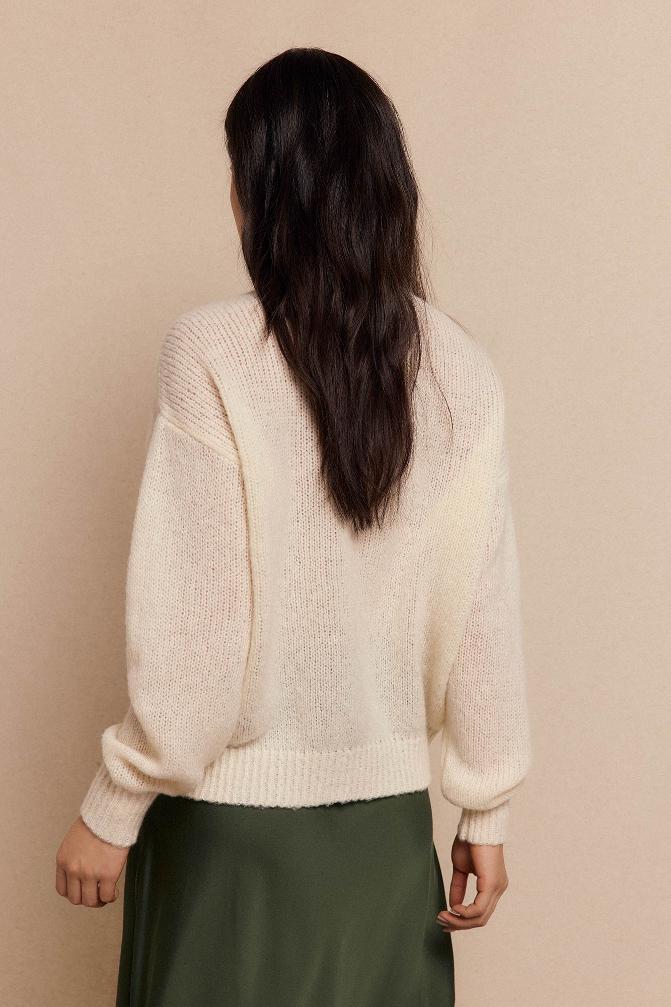 Slowlove Jersey b&aacute;sico Marfil