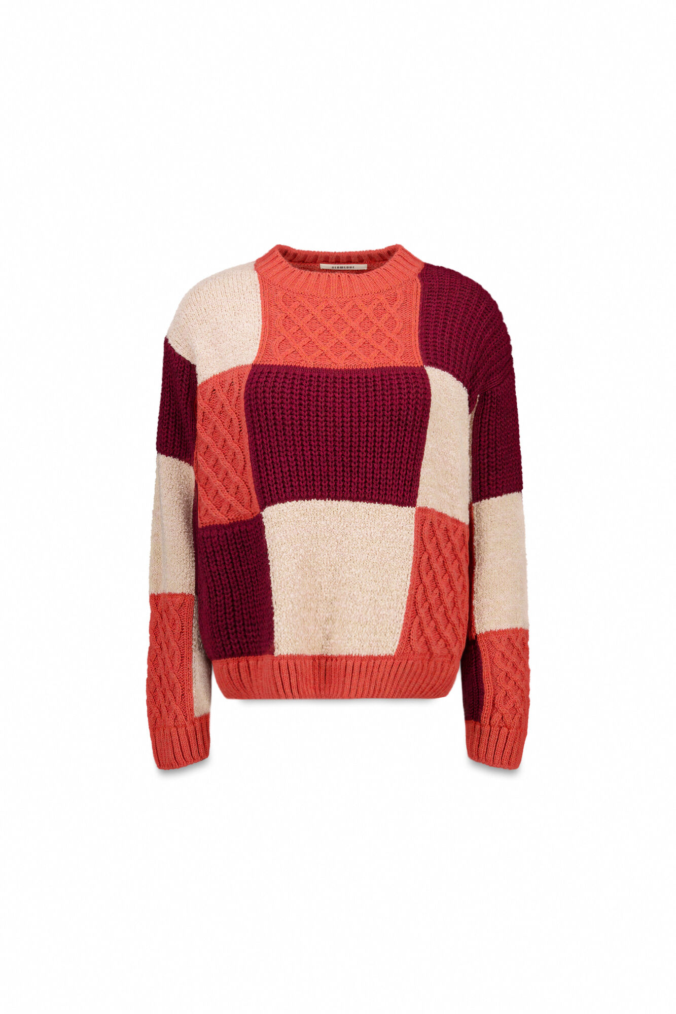 Slowlove Chaleco patchwork multicolor Vermelho