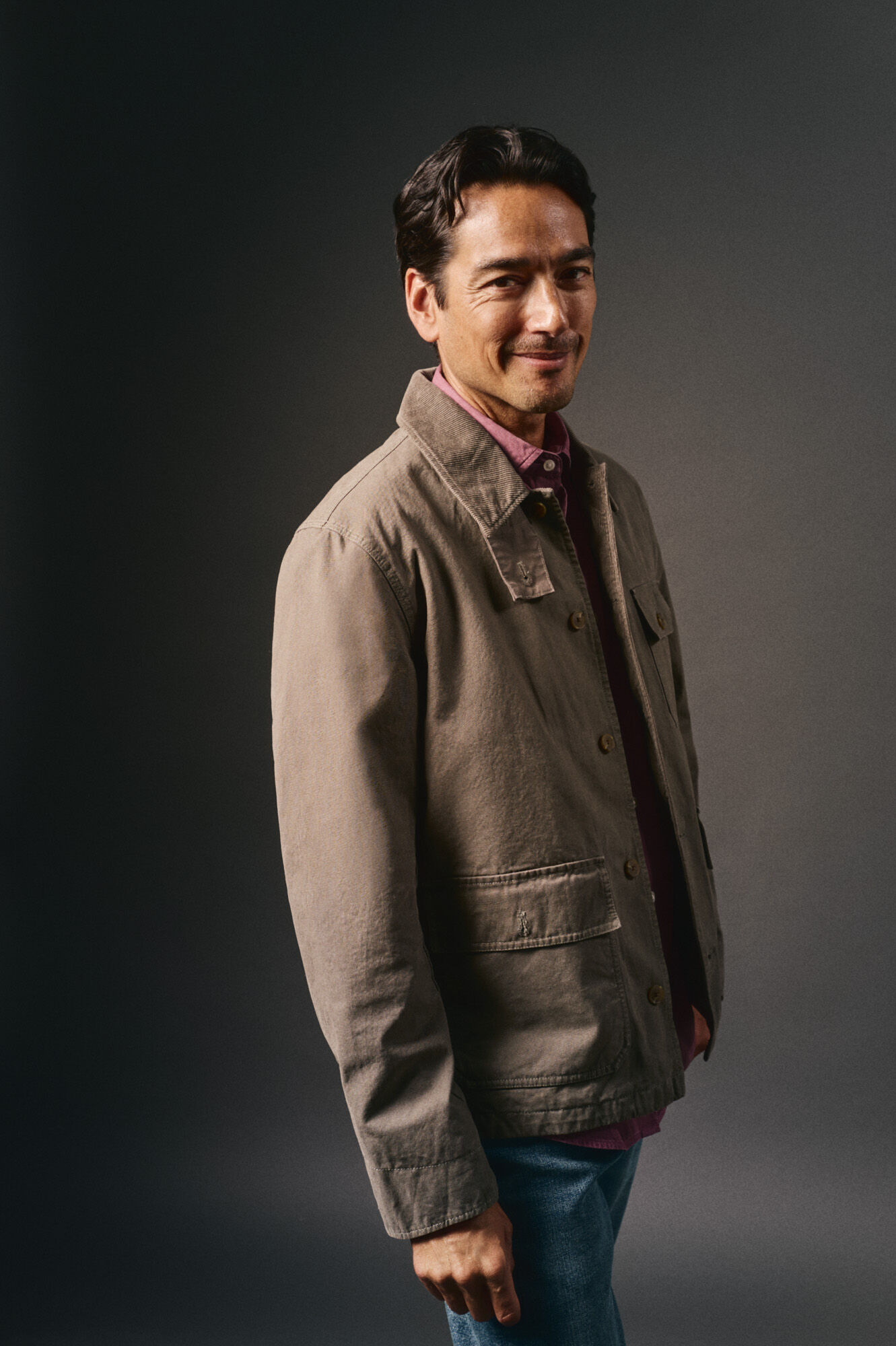 OOTO Cazadora worker cuello pana Kaki