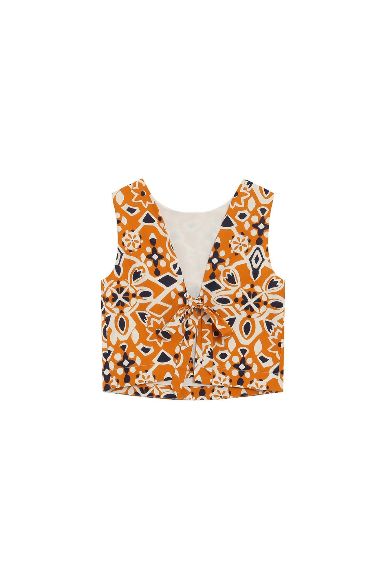 Grace & Mila Top sem mangas Venise Dourado