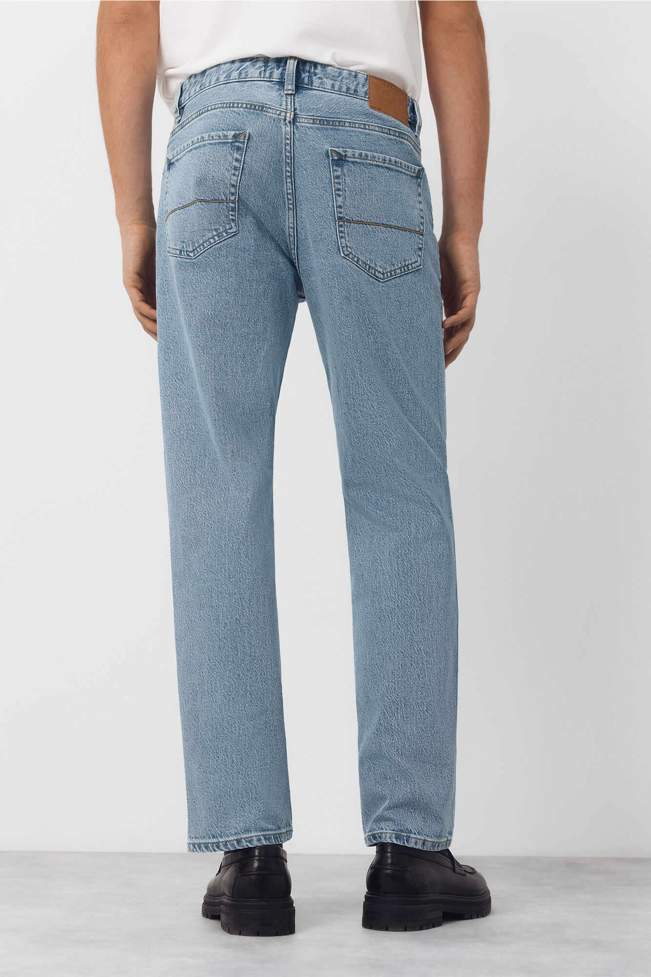 Cortefiel Straight fit jeans Blue