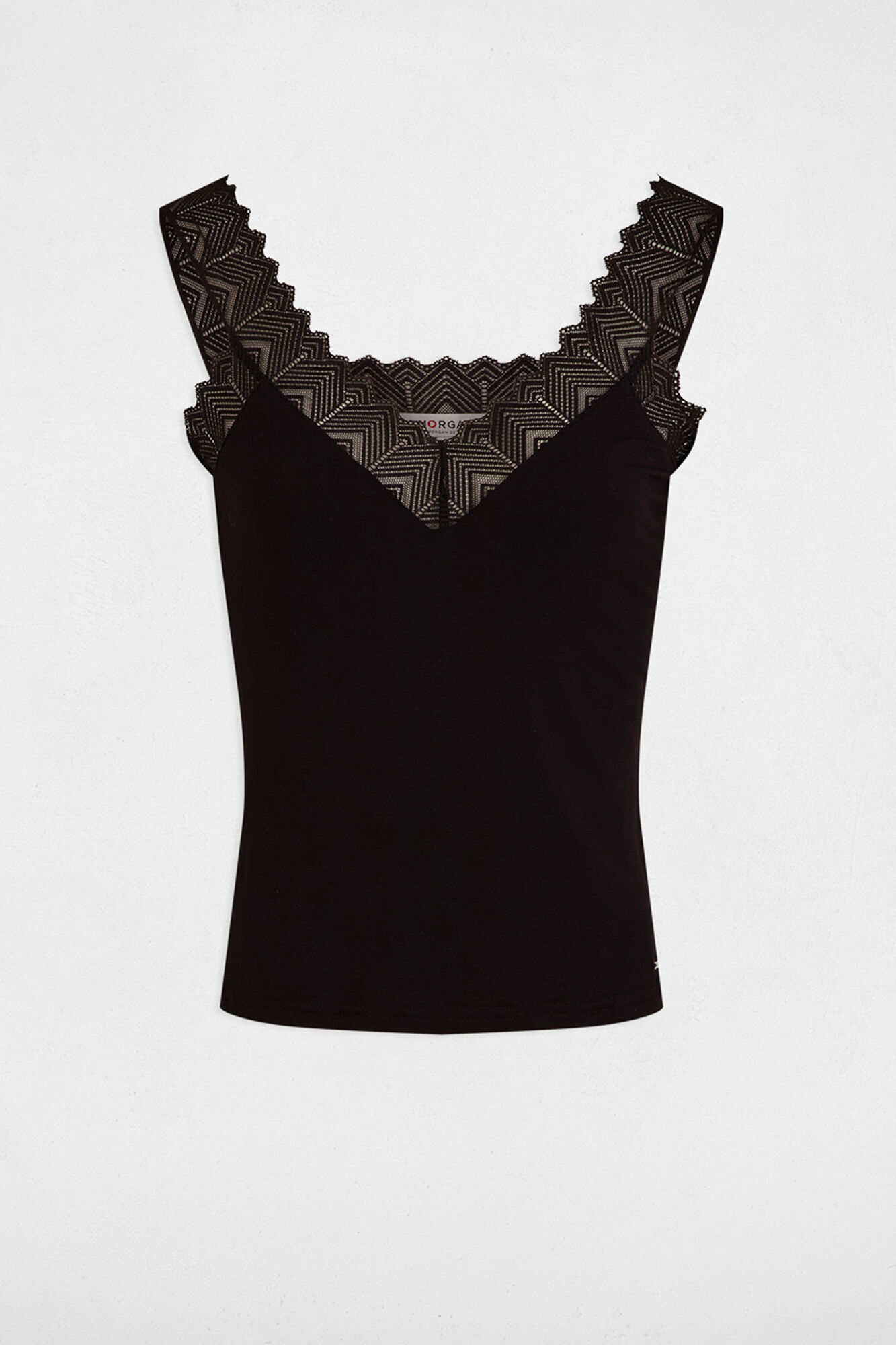 Morgan Top de renda Preto