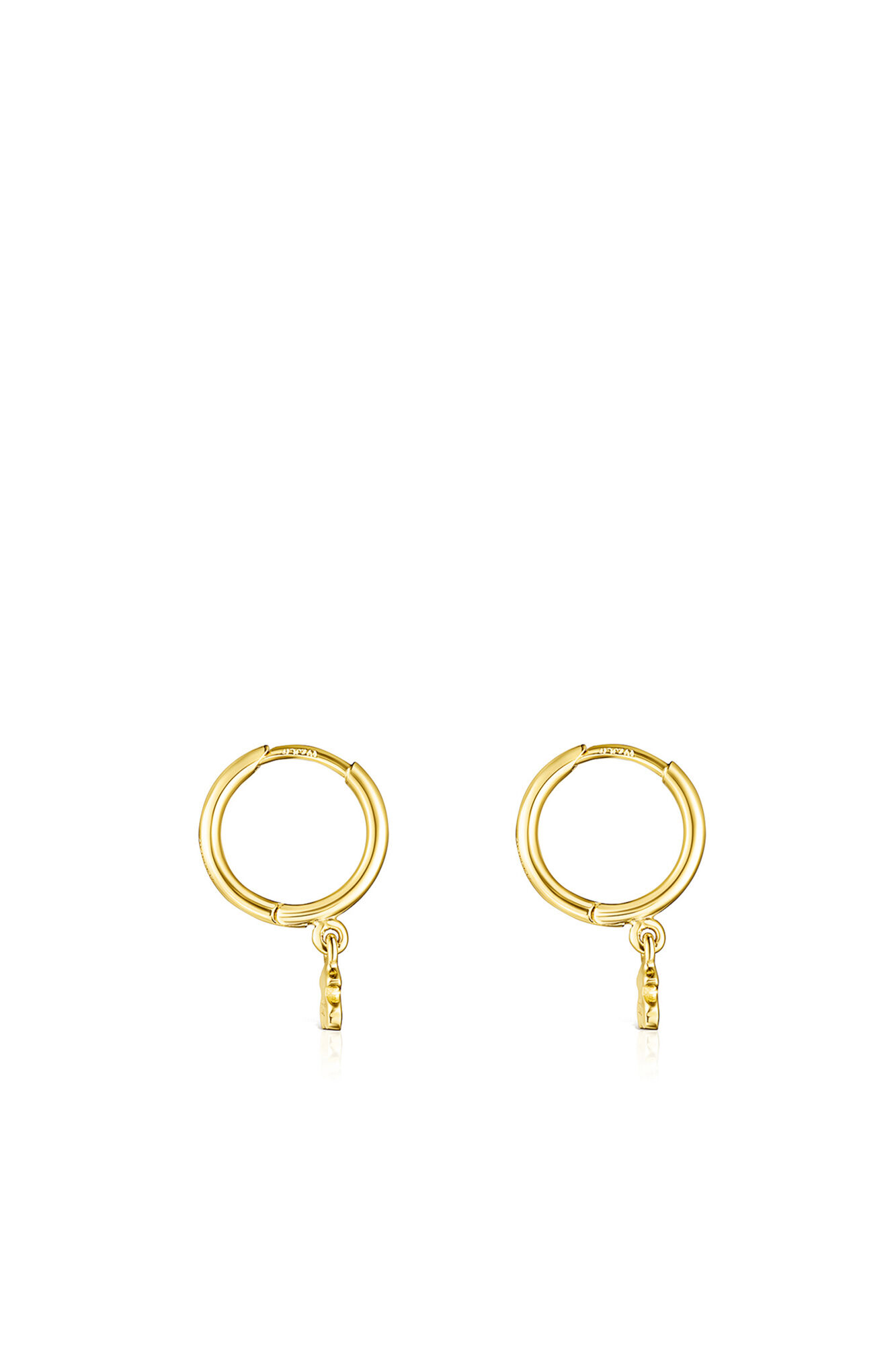 Tous Cool Joy 18kt gold-plated earrings with silver swimwear Gold