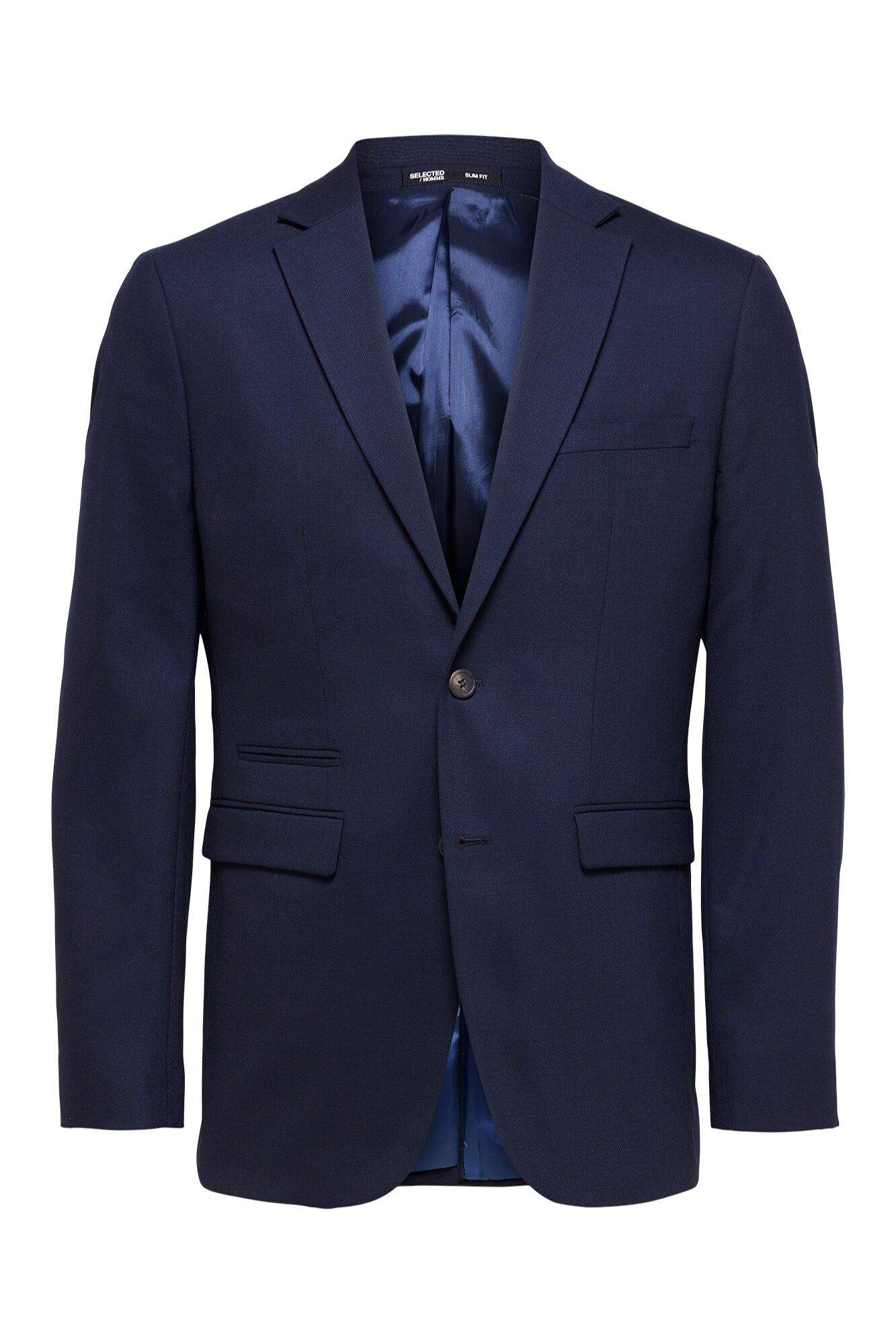 Selected Wool Slim Fit blazer Navy