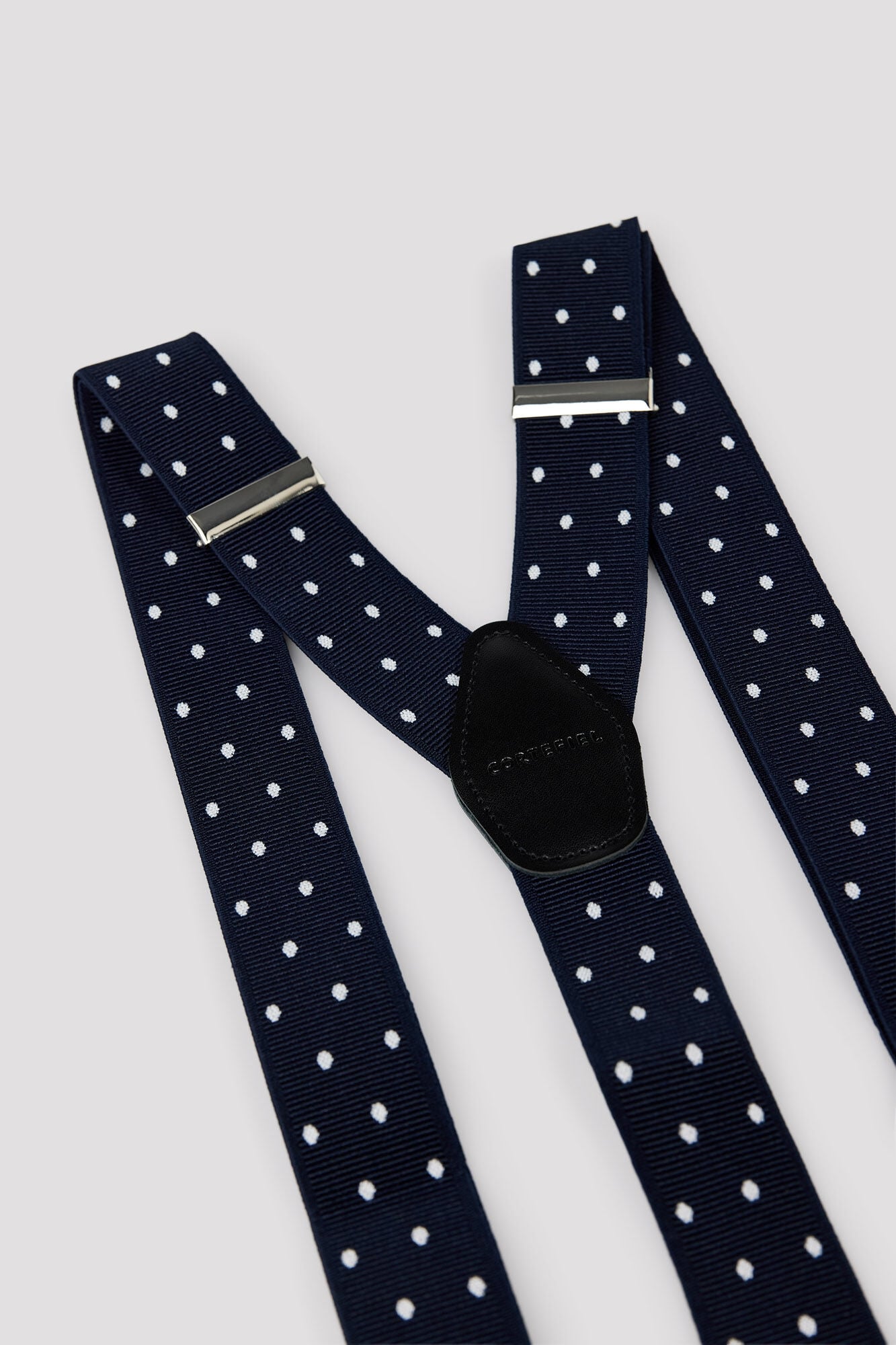 Cortefiel Polka-dot elastic strap Navy