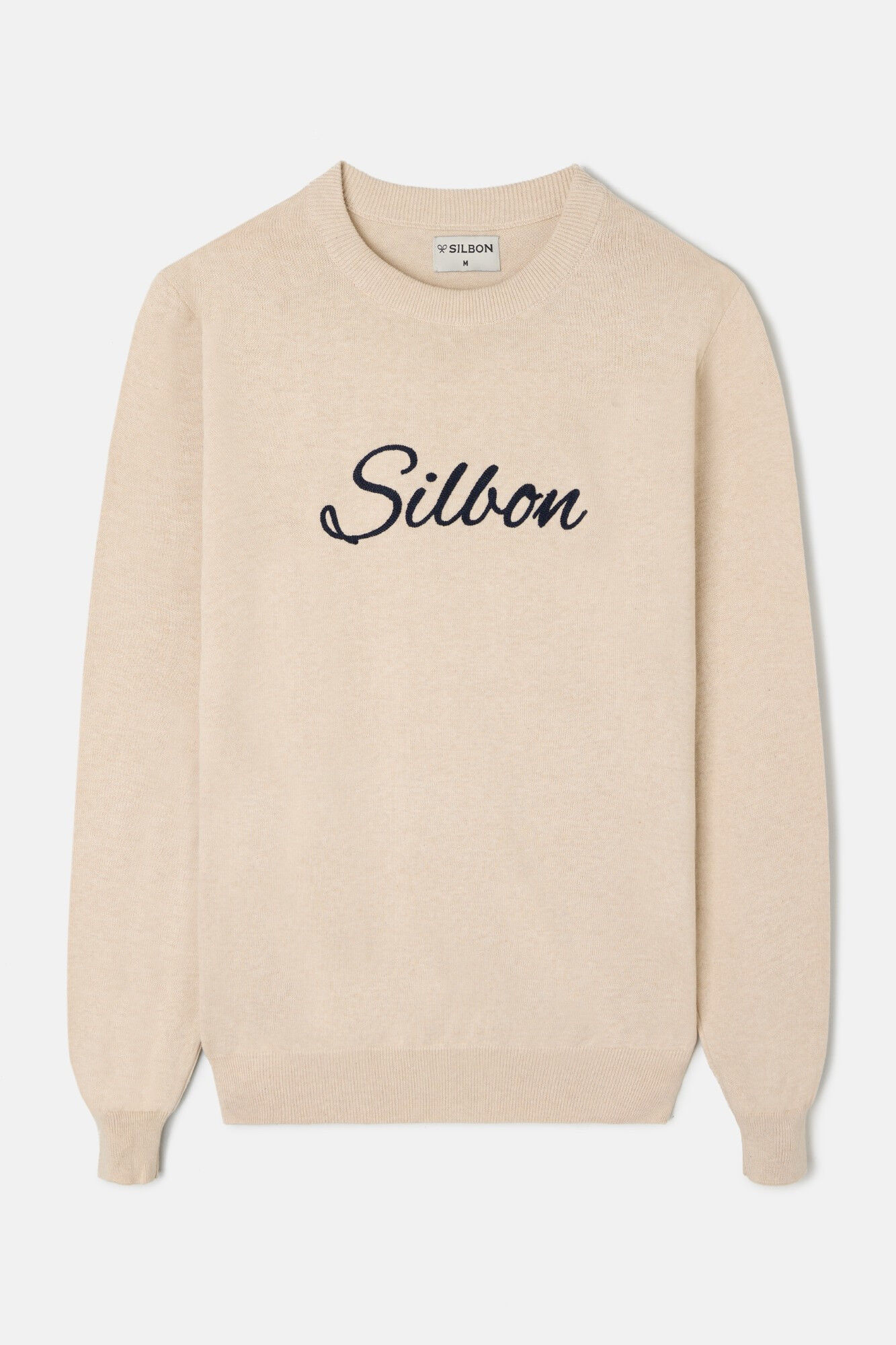 Silbon Plain jumper Beige