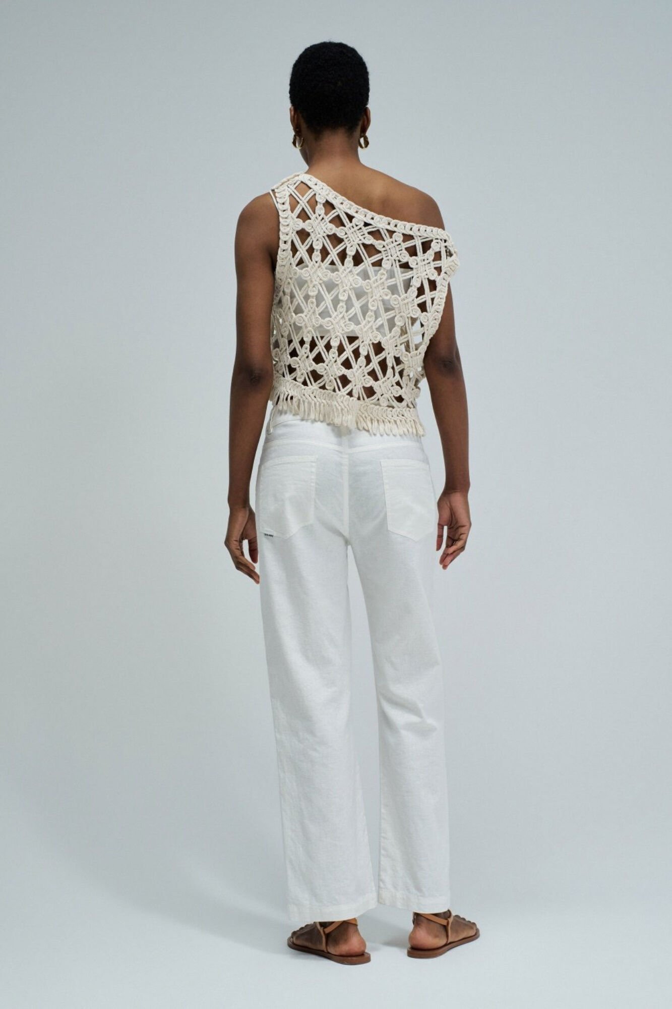 Salsa Jeans Linen trousers White