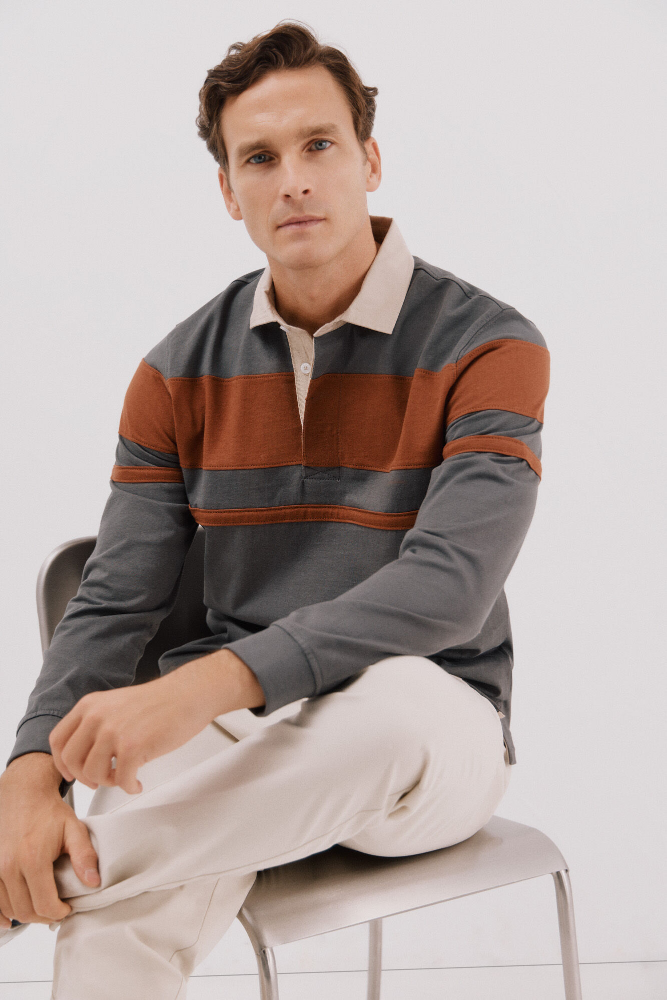 Cortefiel Polo rugby bloques