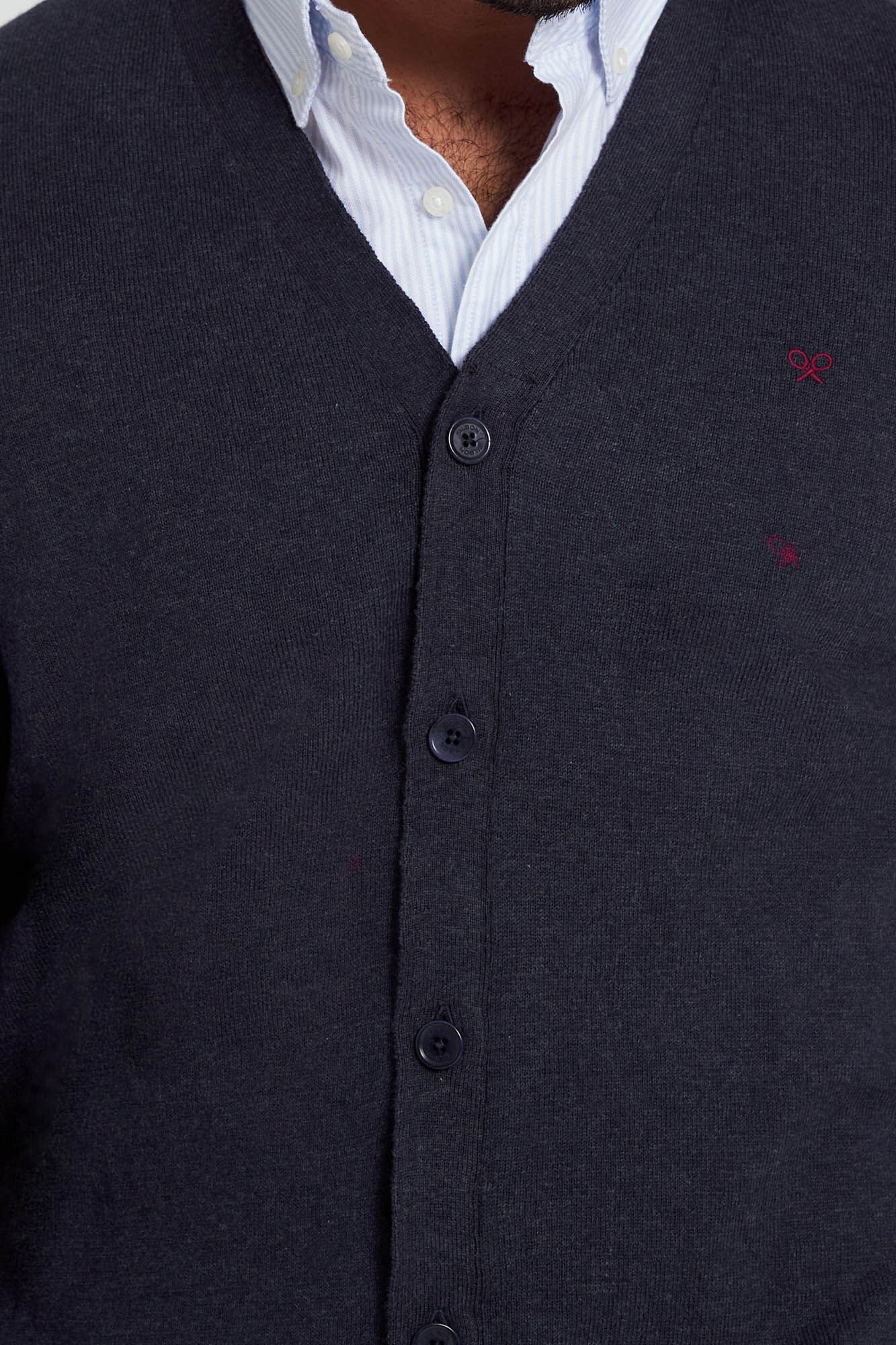 Silbon Cardigan classic azul marino Azul marino