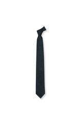 OOTO Natural silk tie Dark green