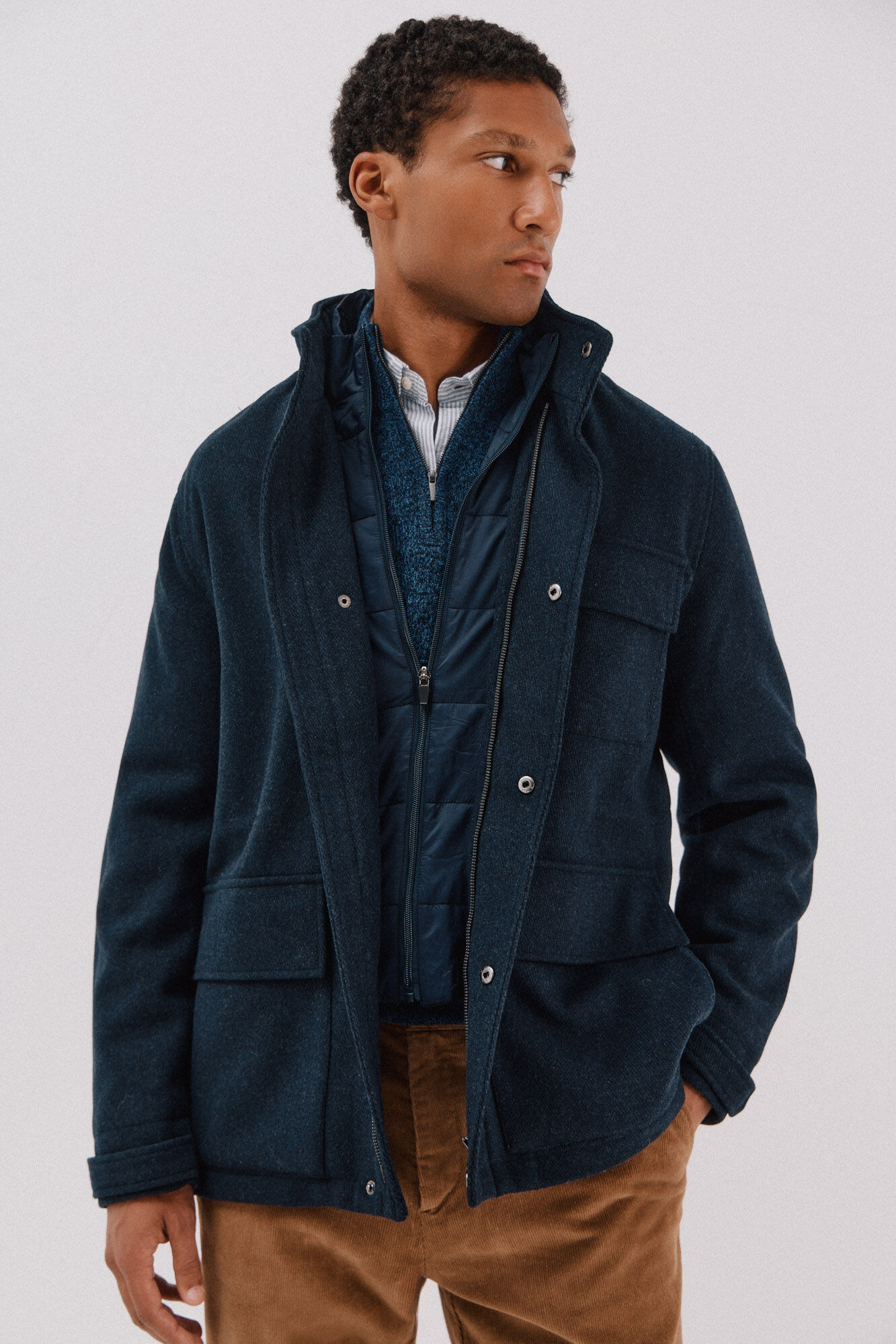 Cortefiel Coat with removable lining