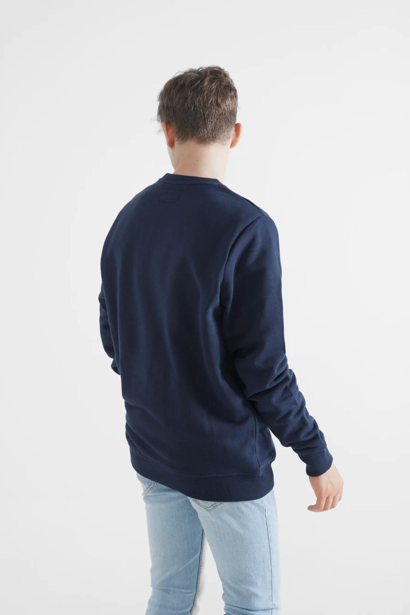 Silbon Sudadera clasica logo azul marino Azul marino