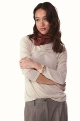 Slowlove Top frunce Nude