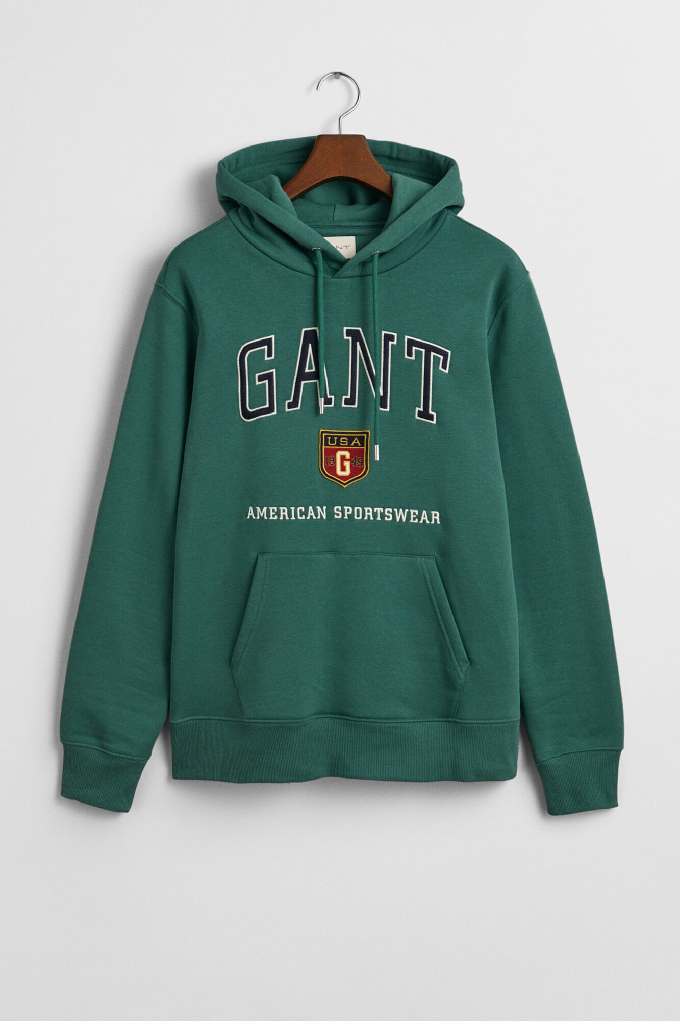 Gant Sweatshirt com logo Verde