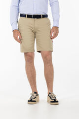 Cortefiel Bermuda patch cargo Beige