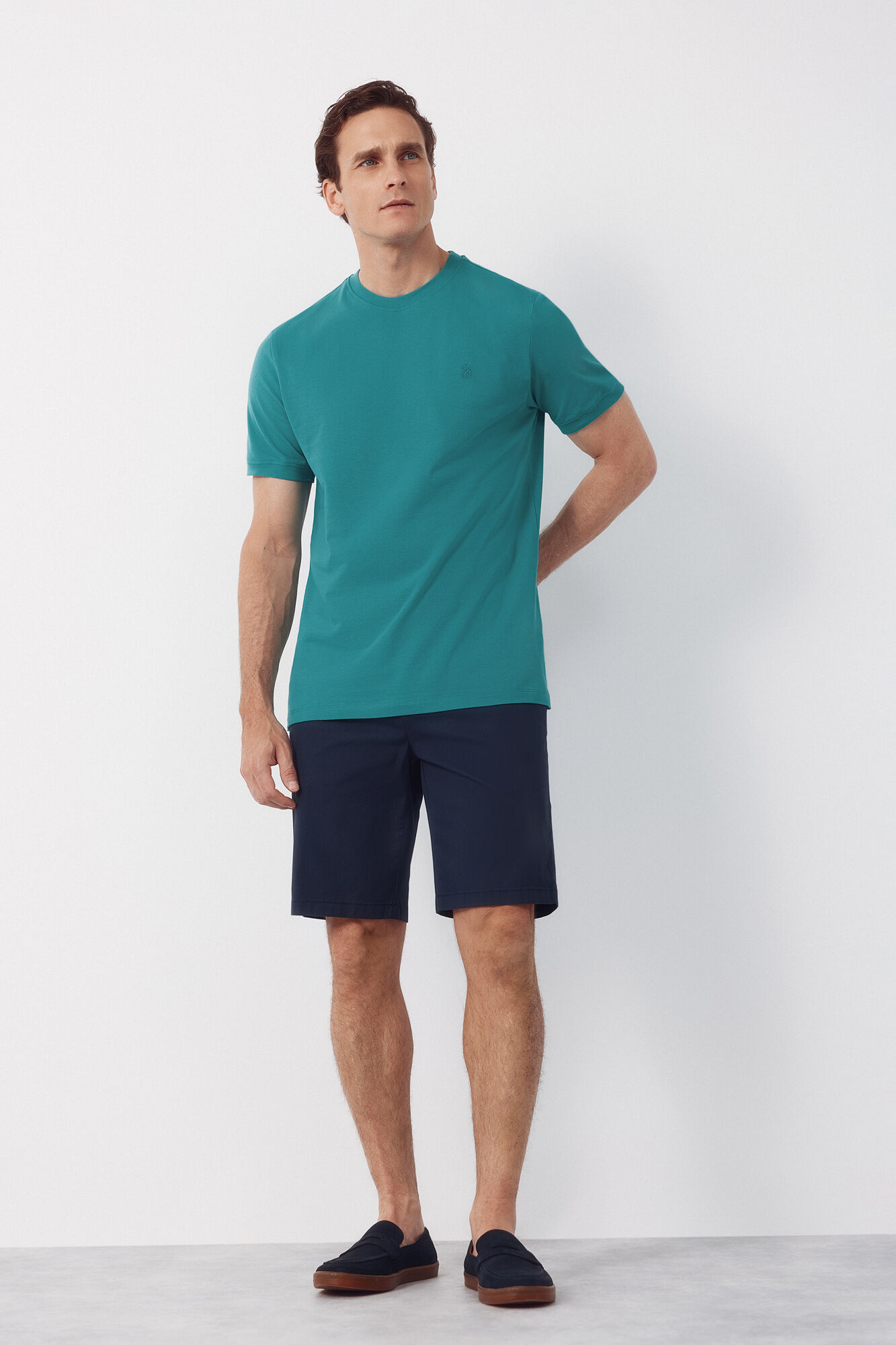 Cortefiel Camiseta b&aacute;sica piqu&eacute;
