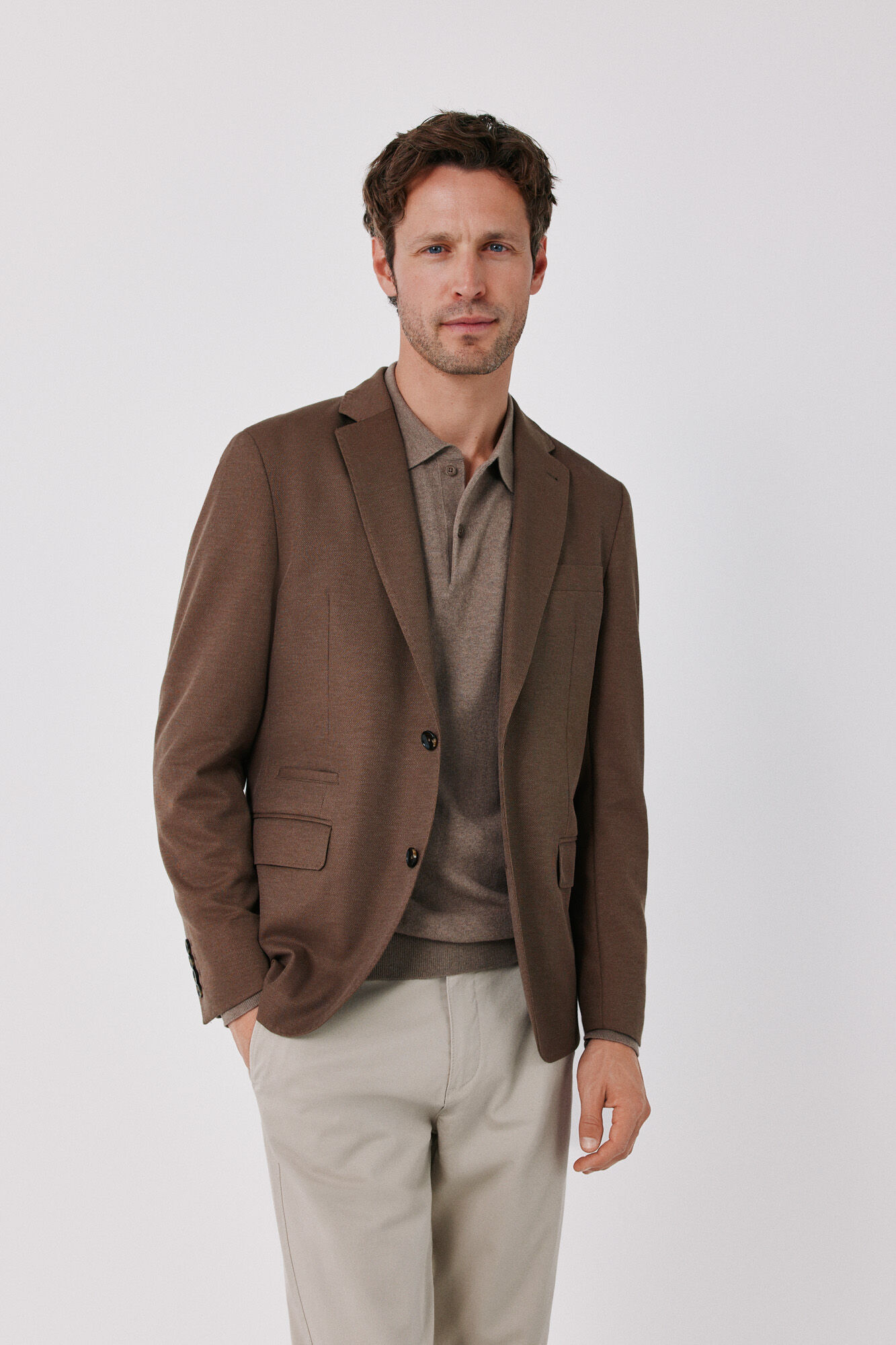 Cortefiel Basic knit blazer