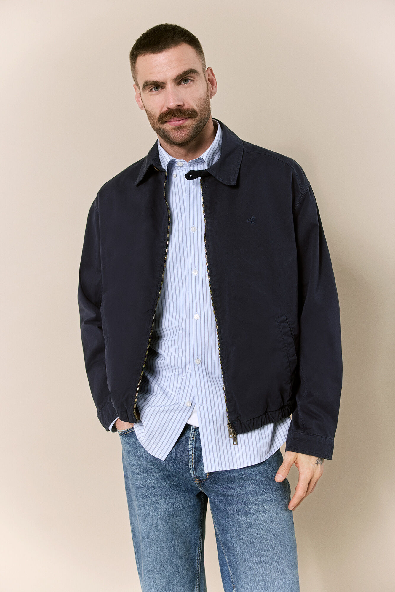 OOTO Cazadora ligera casual Azul oscuro