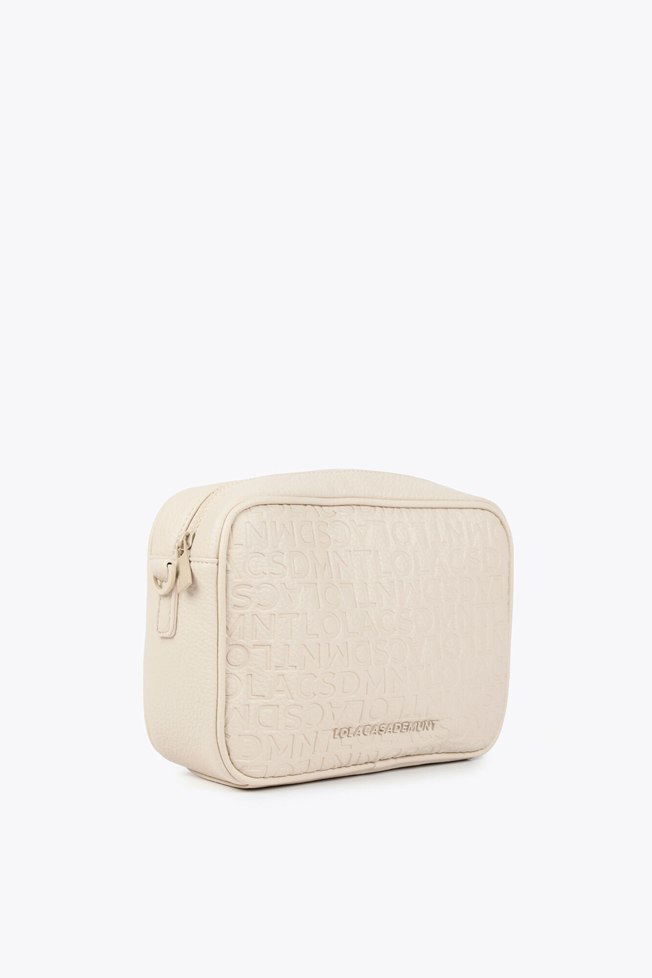 Lola Casademunt Monogrammed Crossbody Bag Ivory